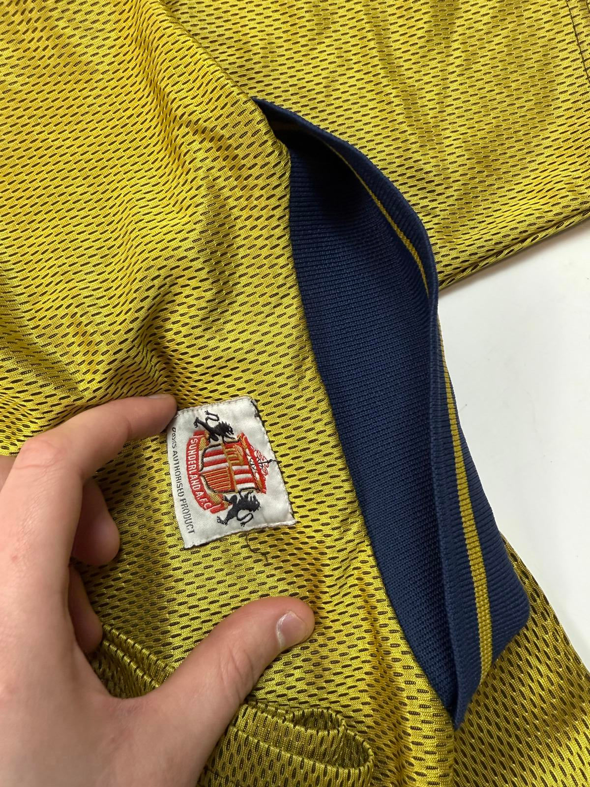 Vintage Sunderland 1997-99 Asics away football shirt (M)