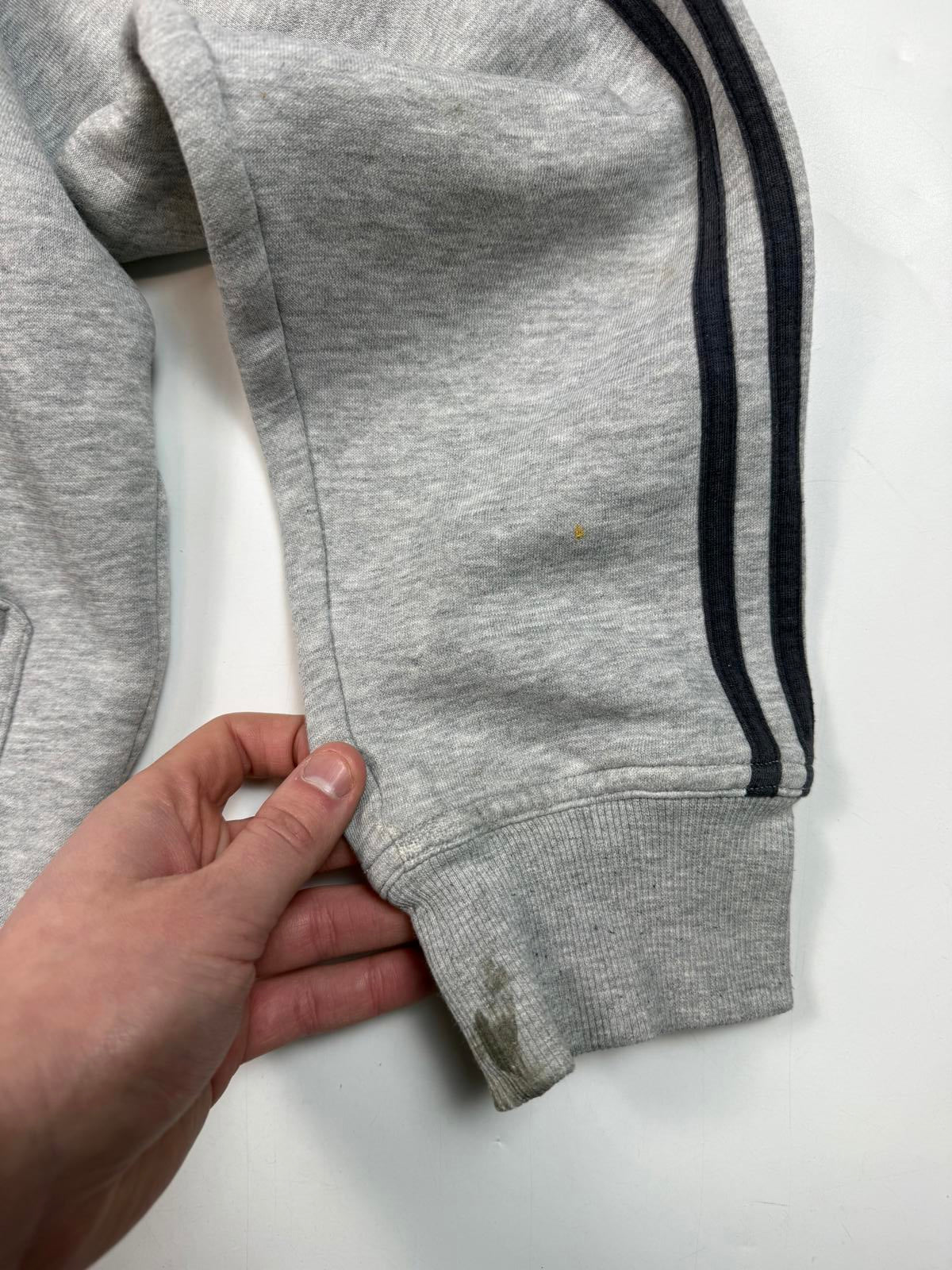 Vintage Adidas spell out full zip hoodie (L)