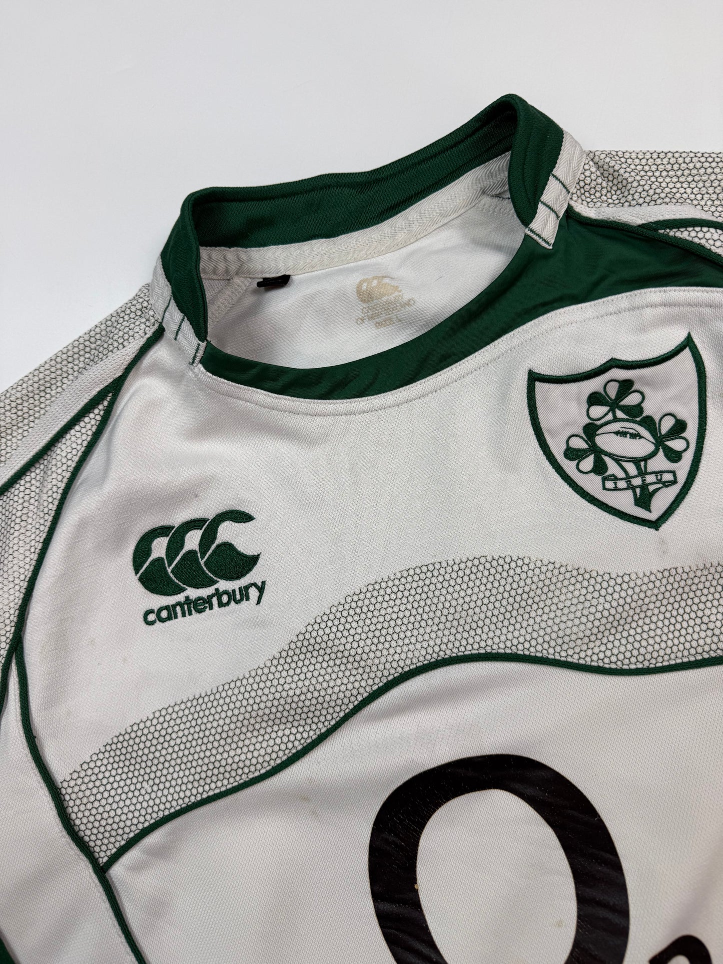 Vintage Ireland 2007-09 Canterbury rugby union shirt (L)