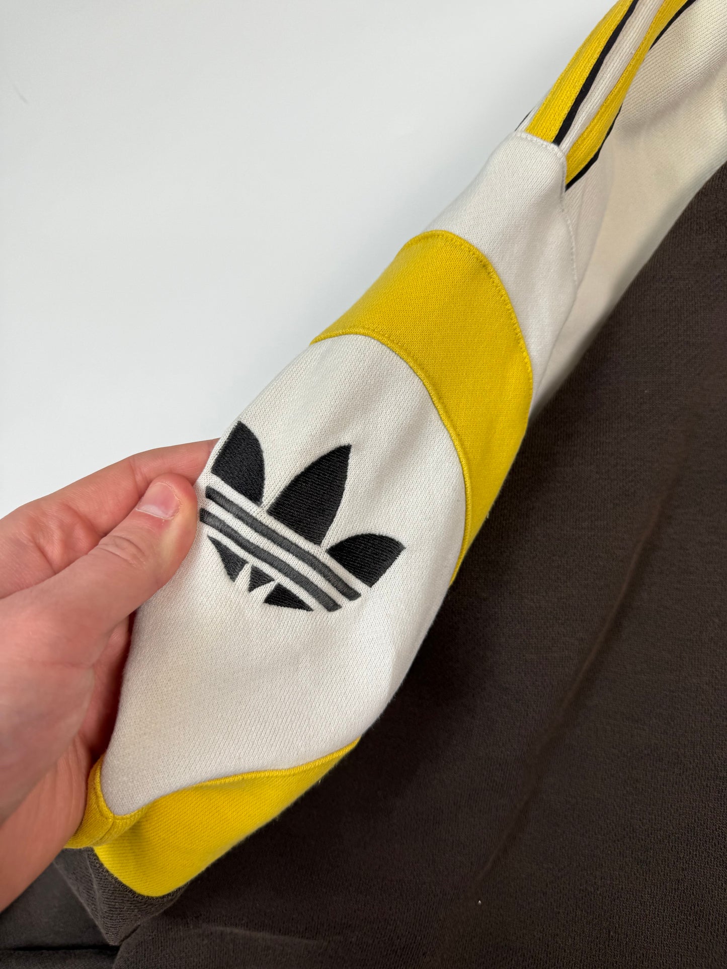 Vintage 90s adidas originals colour block sweatshirt (L)