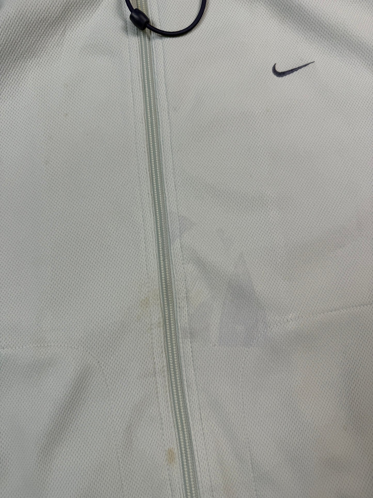 Vintage 90s Nike mini swoosh zip up hoodie (M)