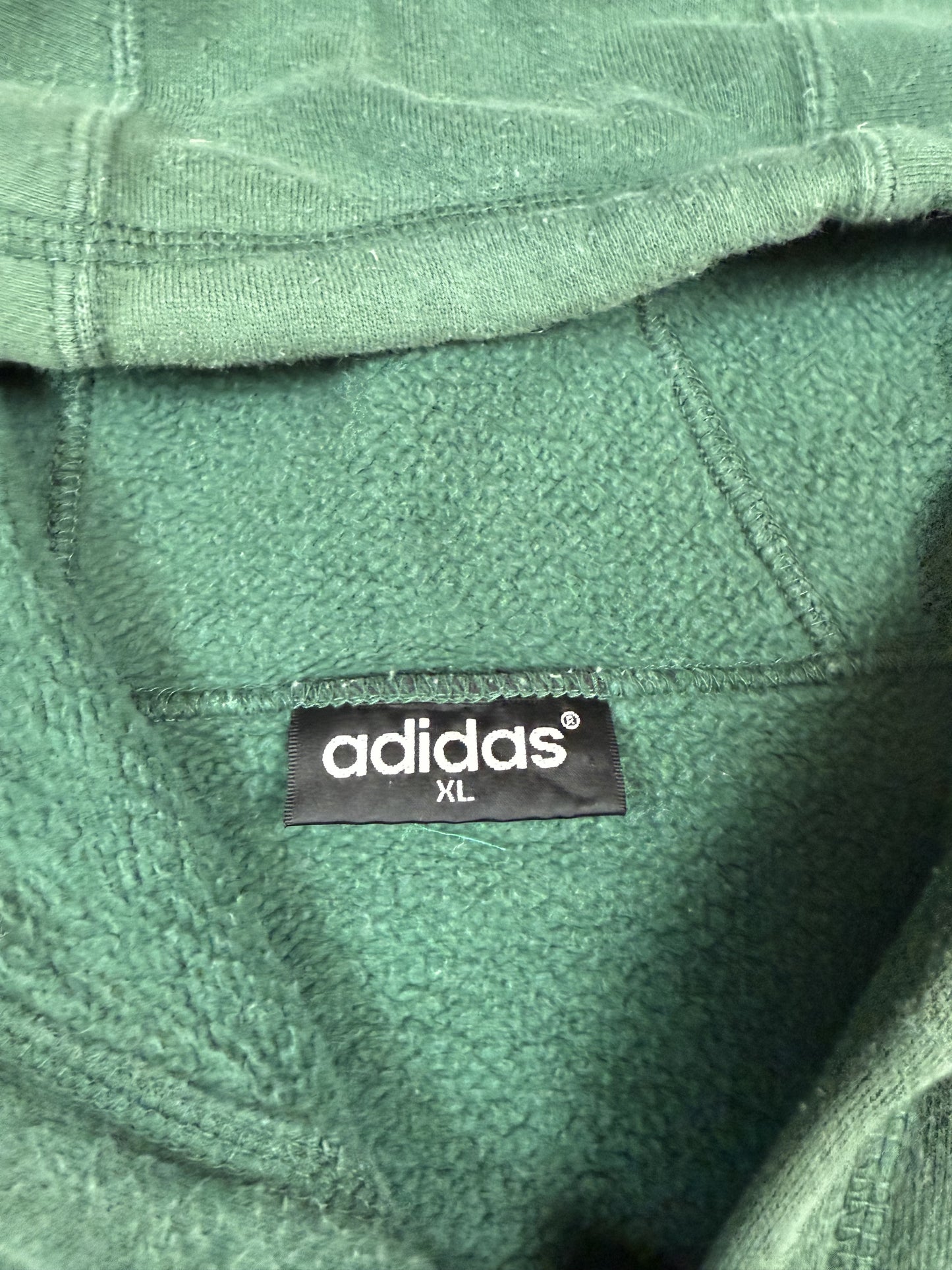 Vintage 90s Adidas basketball spell out hoodie (XL)