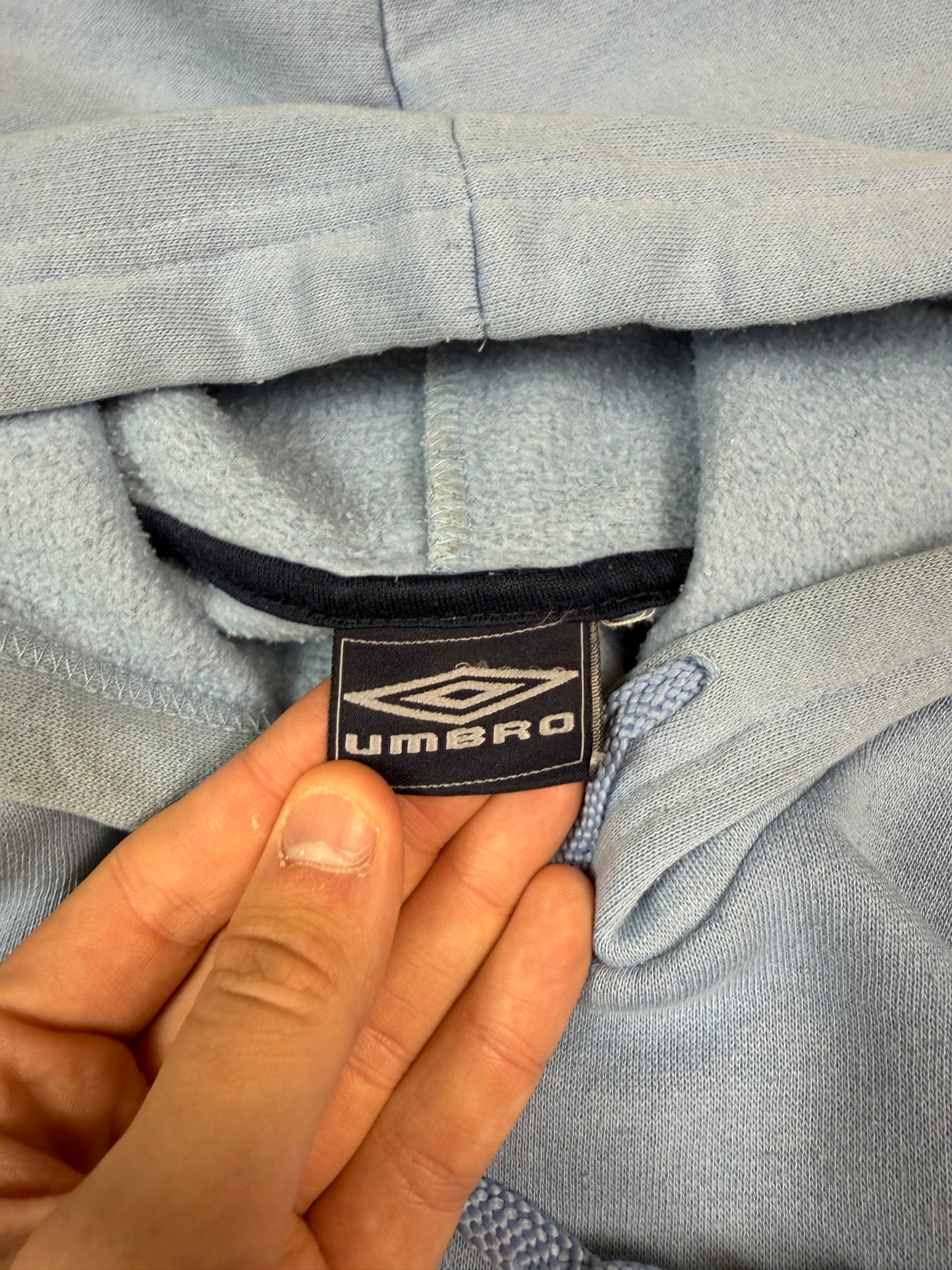 Vintage Umbro centre logo hoodie (S)