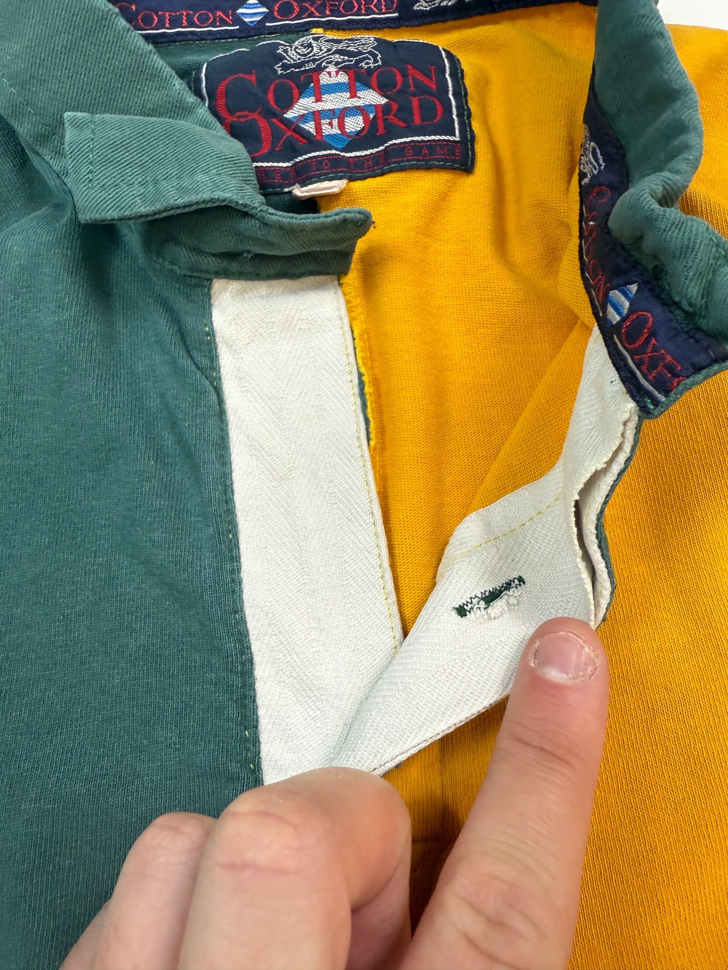 Vintage 90s Australia Cotton Oxford rugby union shirt (XL)