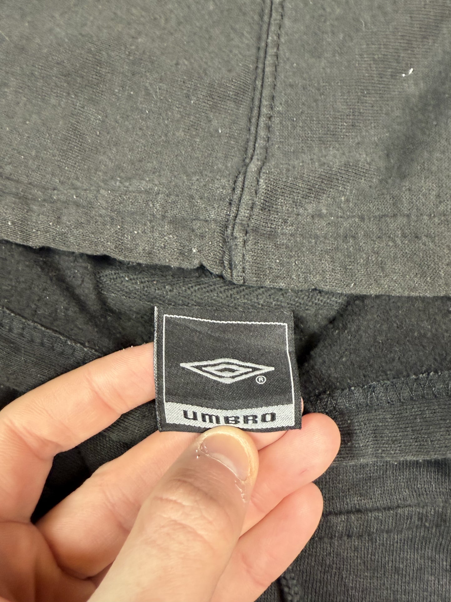 Vintage Umbro centre logo hoodie (S)