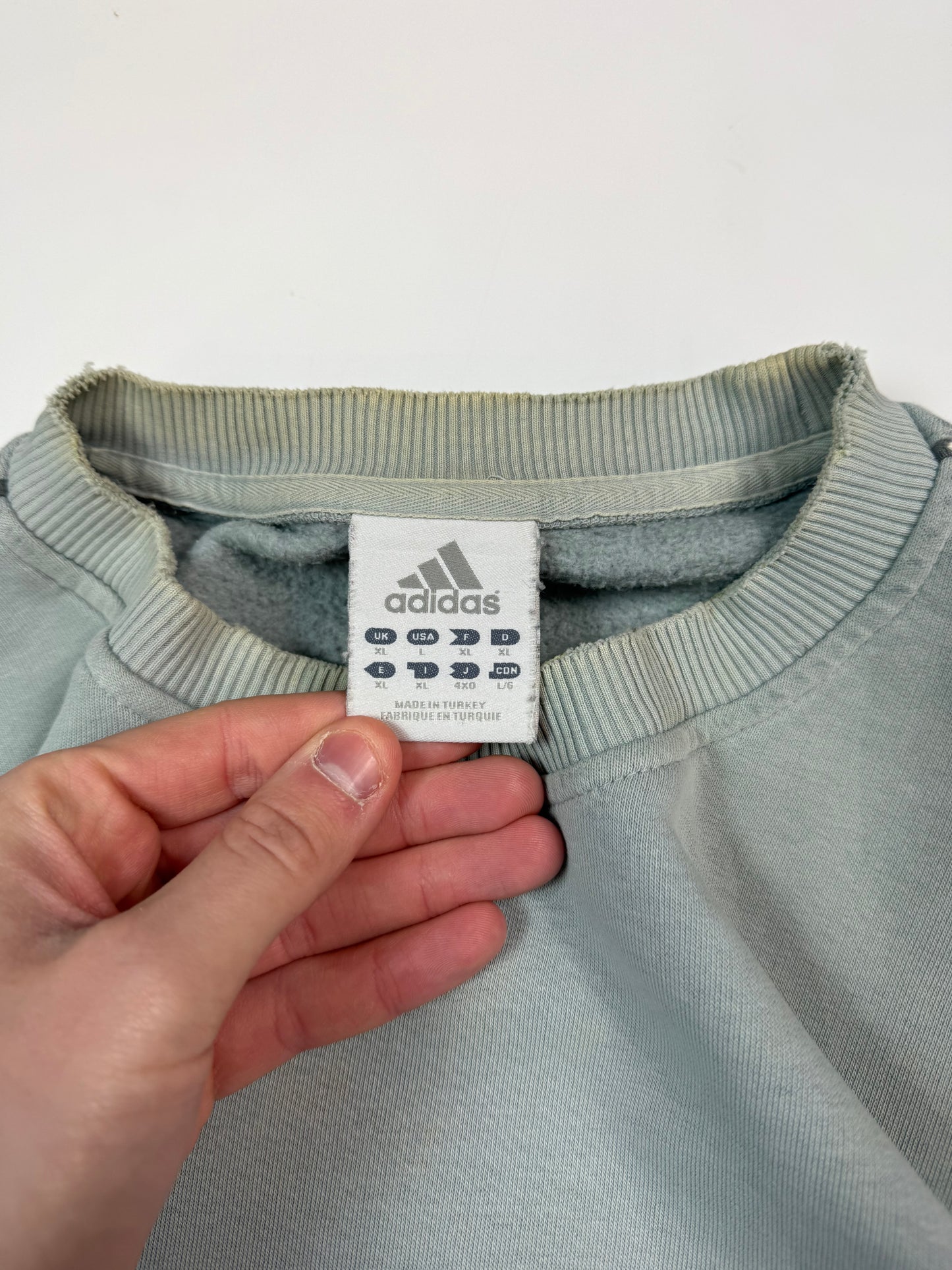 Vintage Adidas spell out sweatshirt (XL)