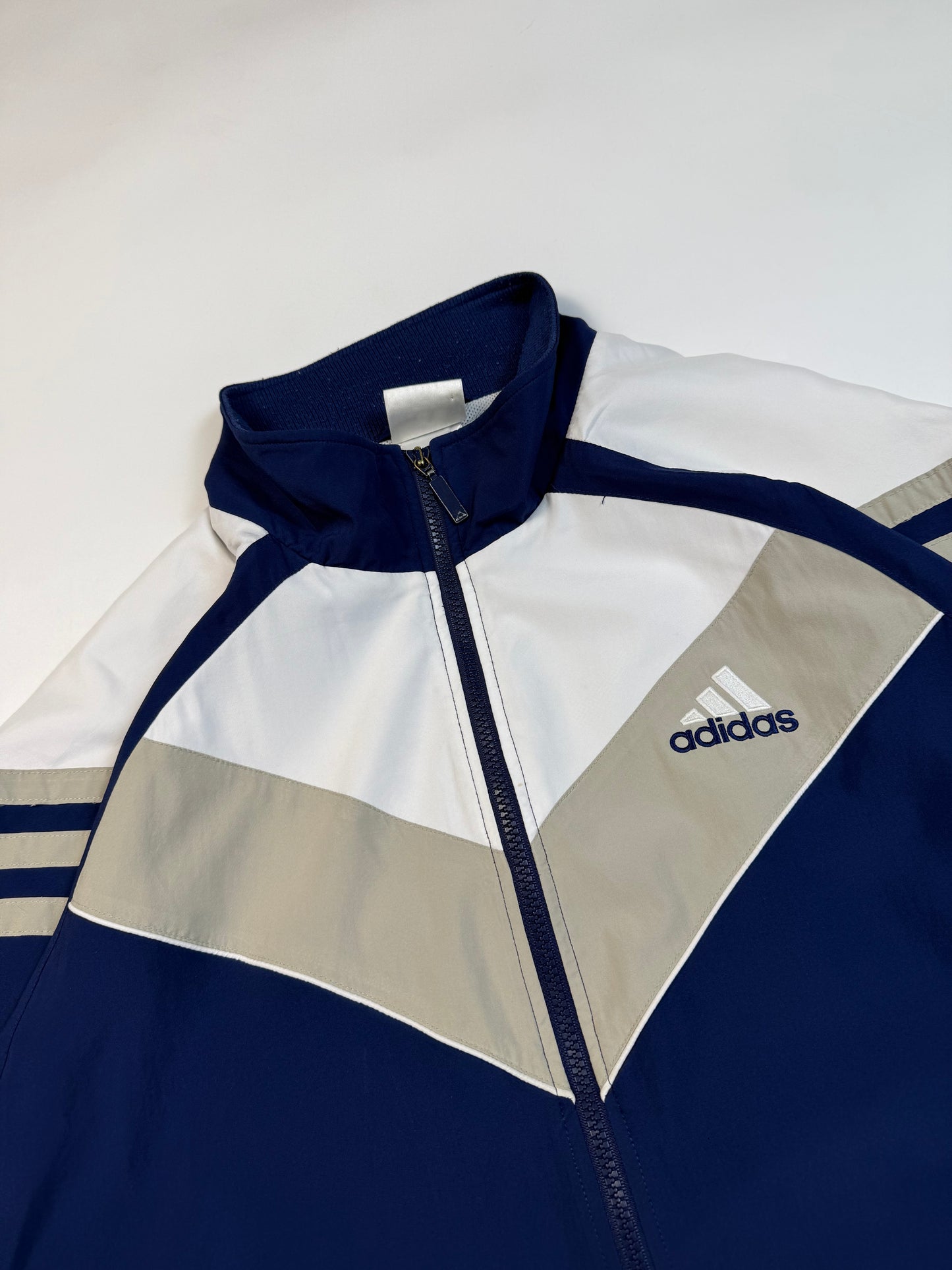 Vintage Adidas colour block track jacket (XL)