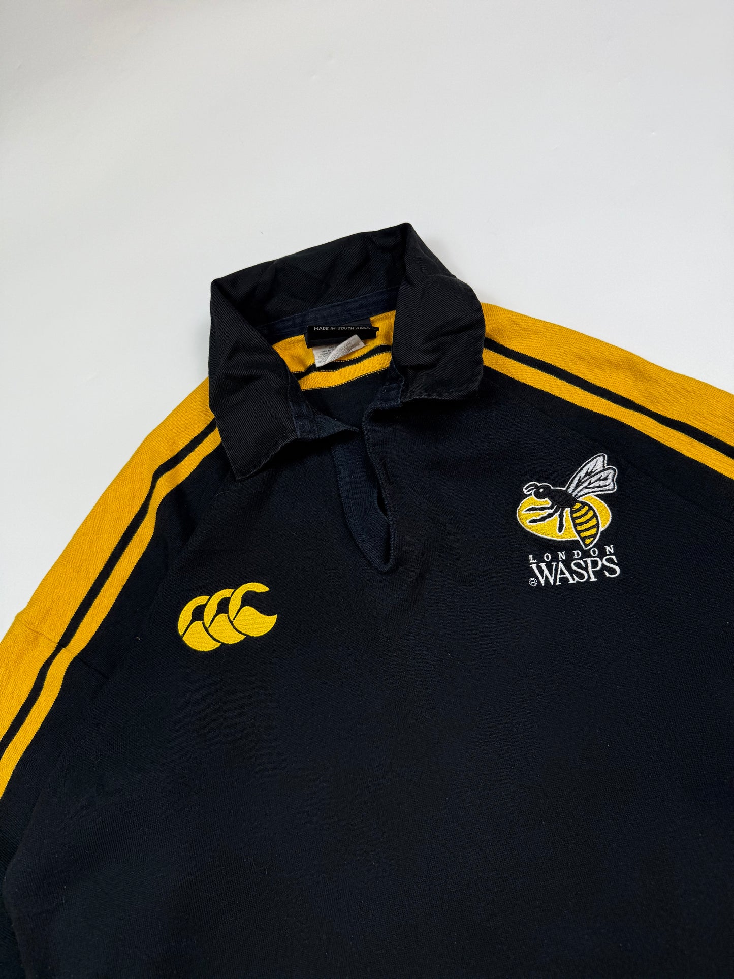 Vintage London Wasps 2001/02 Canterbury rugby union shirt (L)
