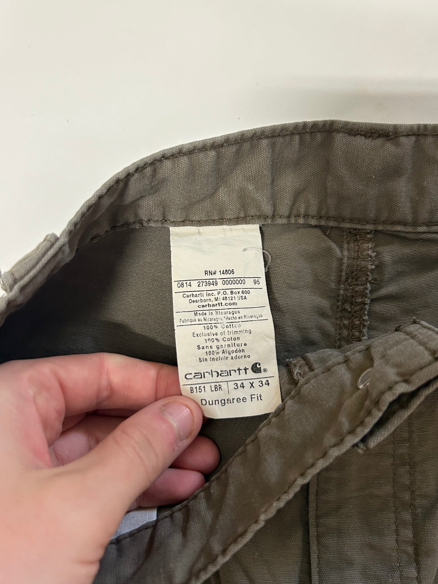 Carhartt baggy carpenter pants (W34)