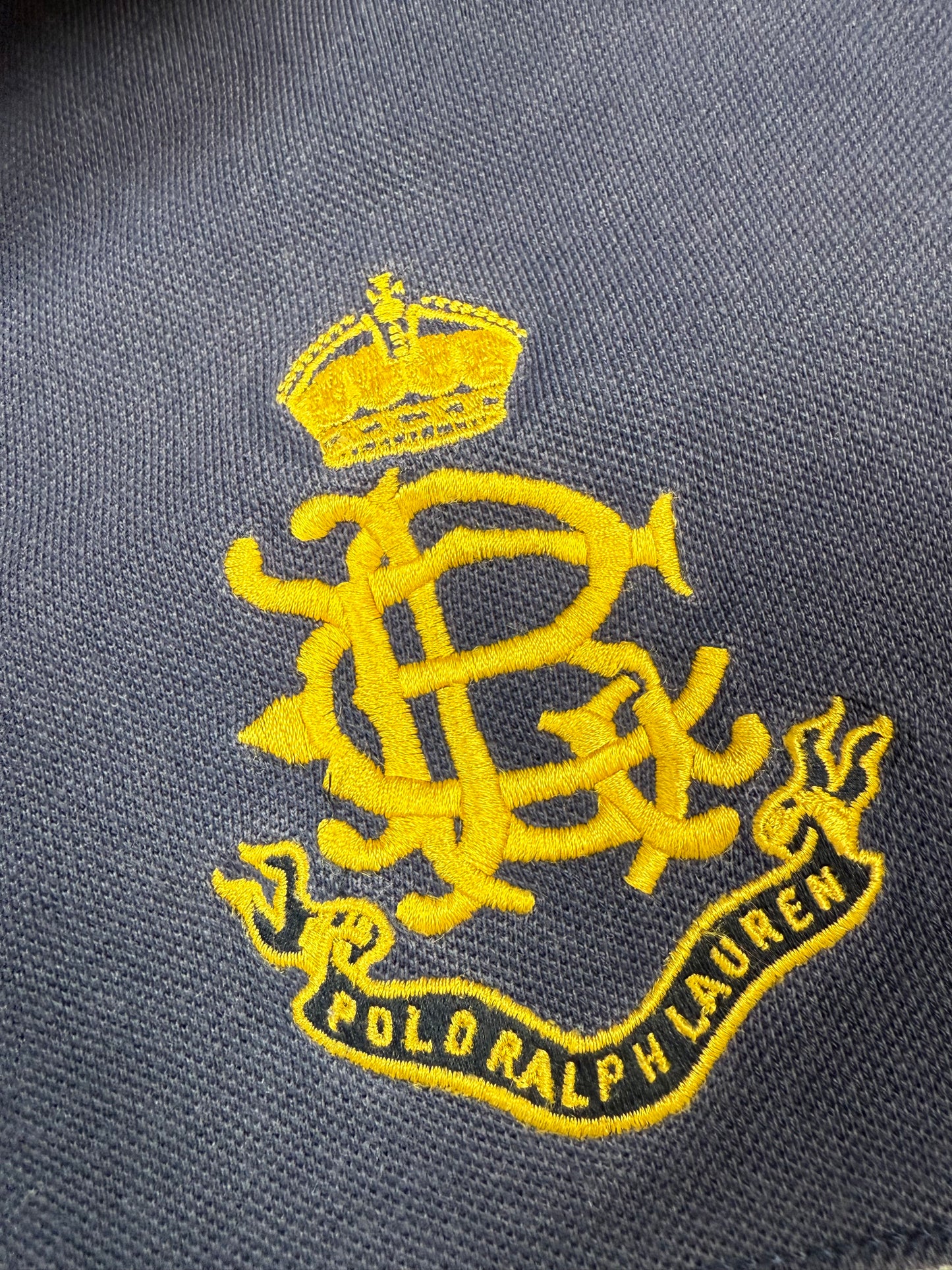 Vintage Polo Ralph Lauren crest rugby polo shirt (XXL)