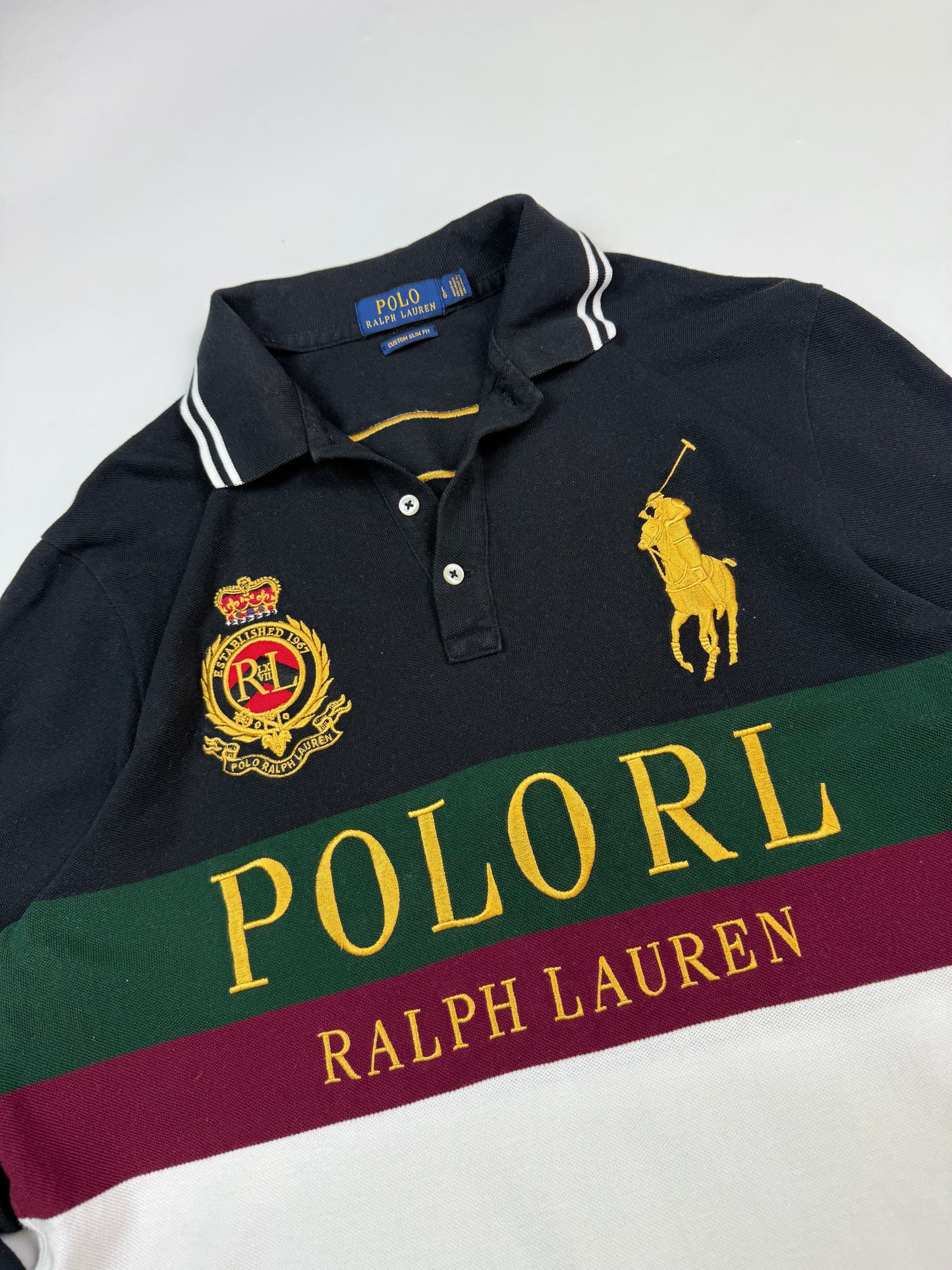 Polo Ralph Lauren big pony l/s polo shirt (L)