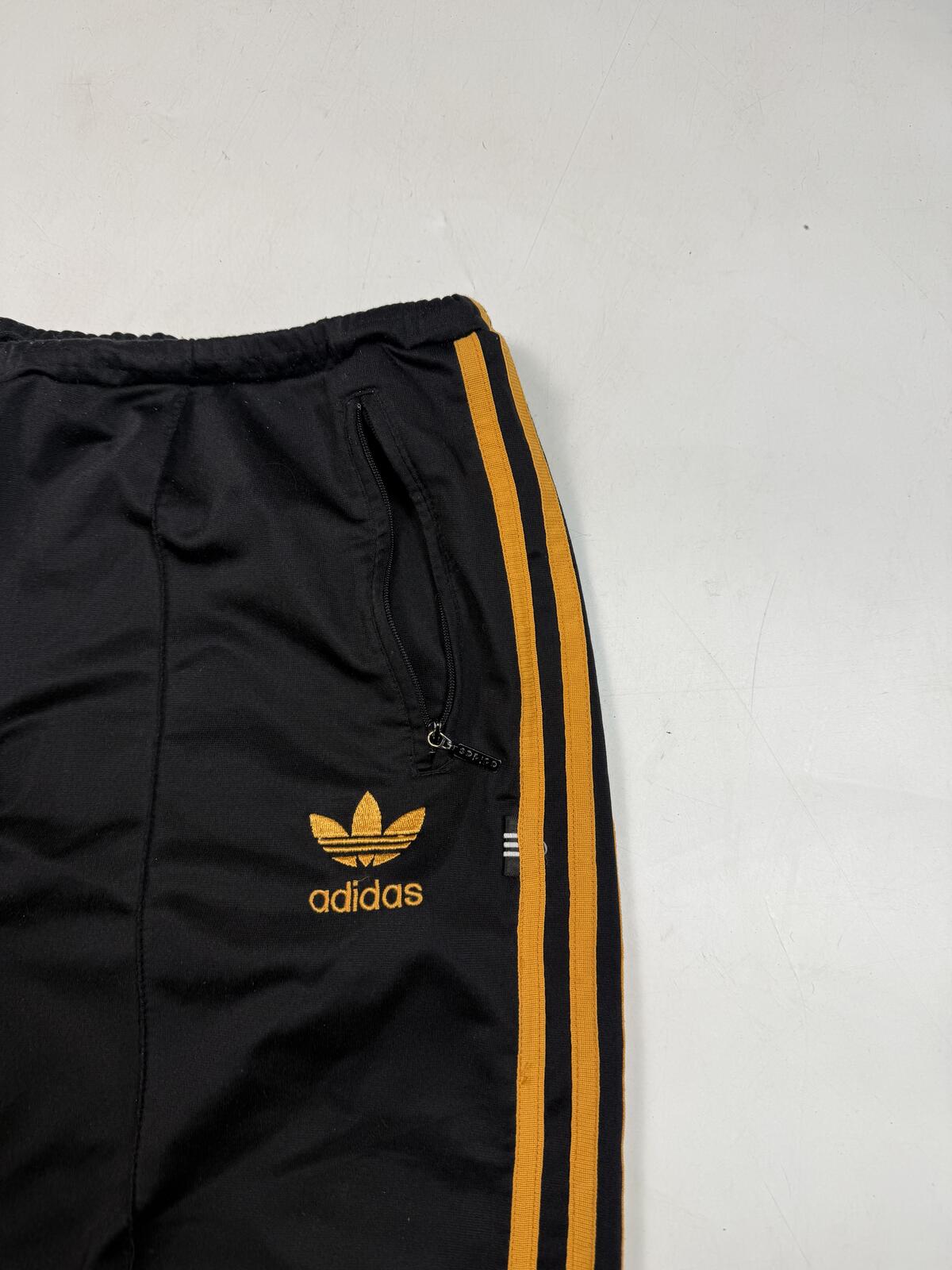 Vintage 90s adidas originals side stripe baggy track pants (L)
