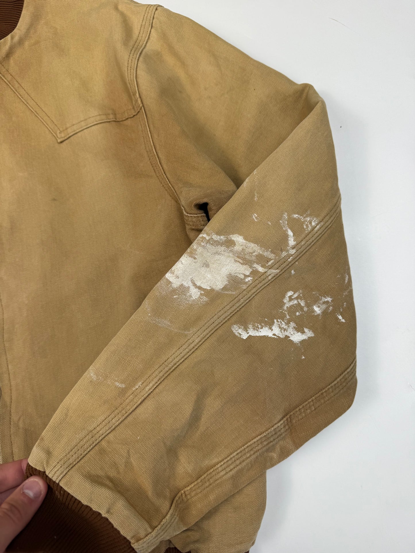 Vintage 90s Carhartt canvas bomber workwear jacket (M)