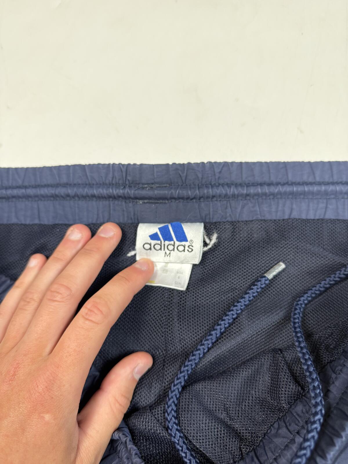 Vintage 90s adidas wide leg baggy track pants (M)
