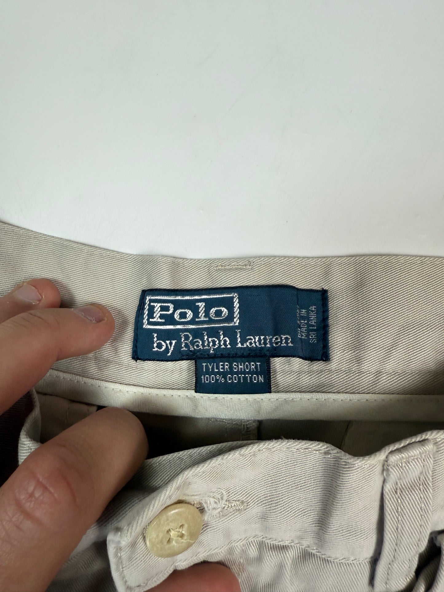 Vintage Polo Ralph Lauren baggy chino shorts (W30)