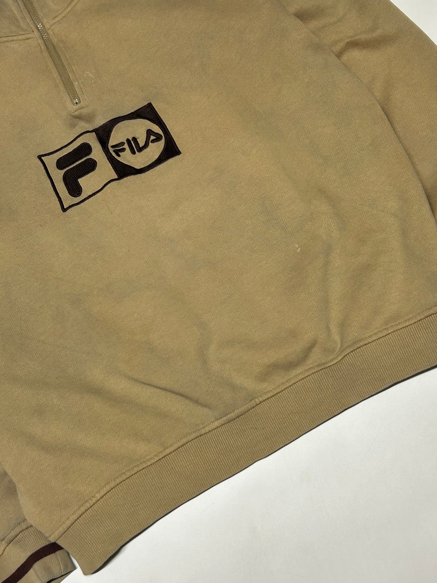Vintage 90s Fila quarter zip sweatshirt (S)