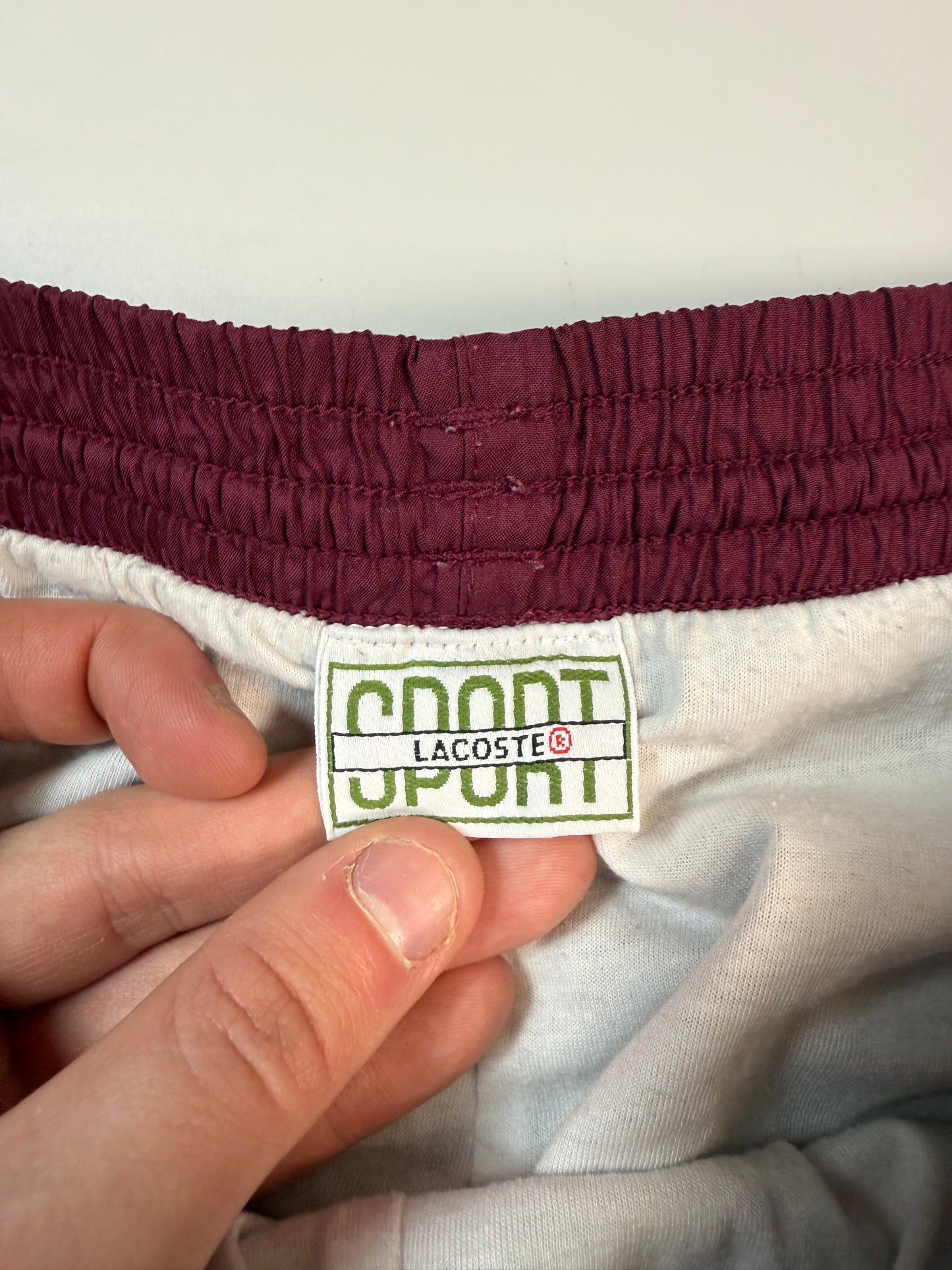 Vintage Lacoste sport baggy track pants (M)