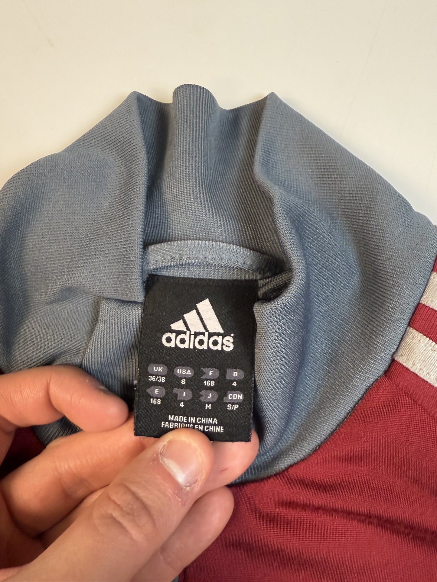 Vintage Adidas football track jacket (S)
