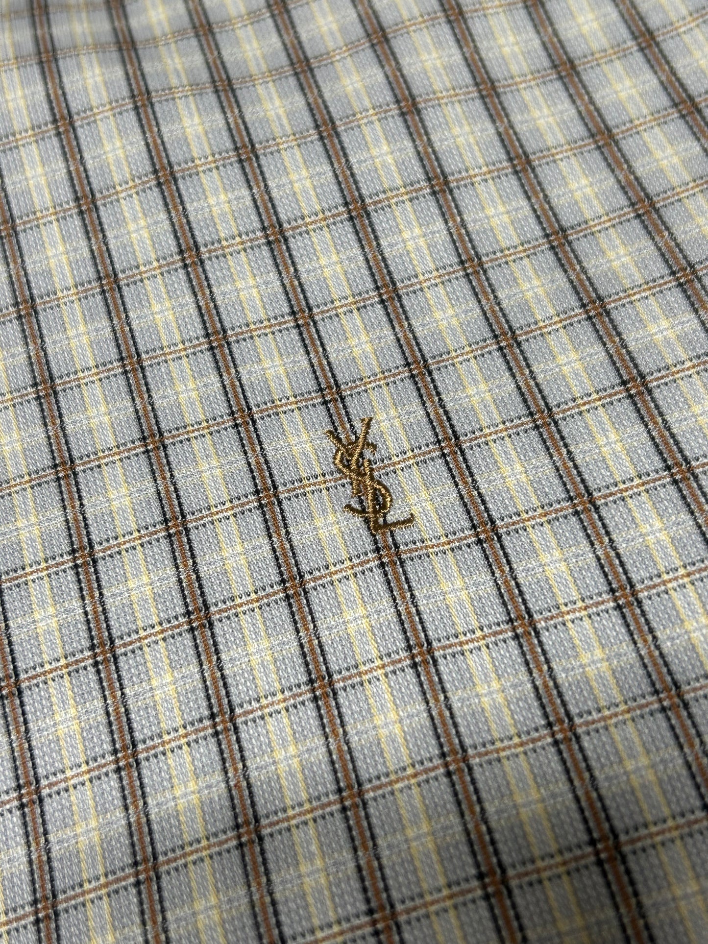 Vintage YSL check shirt (XXL)