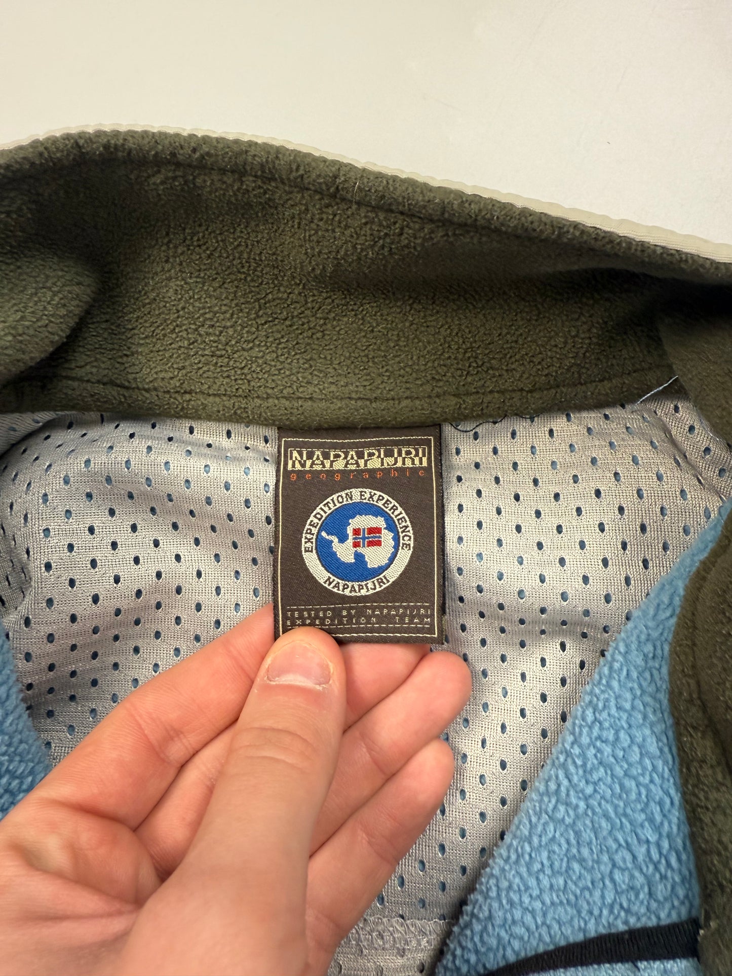 Vintage Napapijri quarter zip fleece (S)