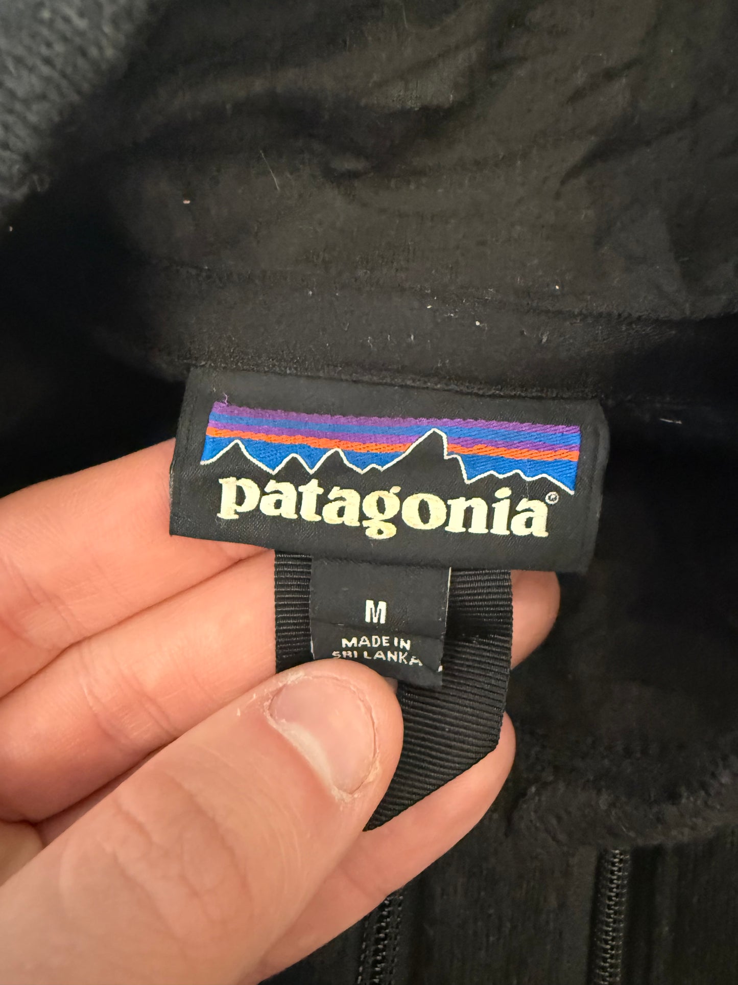 Patagonia full zip fleece (M)
