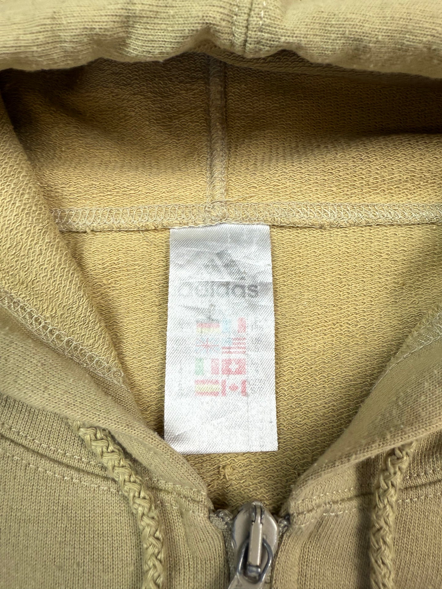 Vintage 90s Adidas full zip hoodie (S)