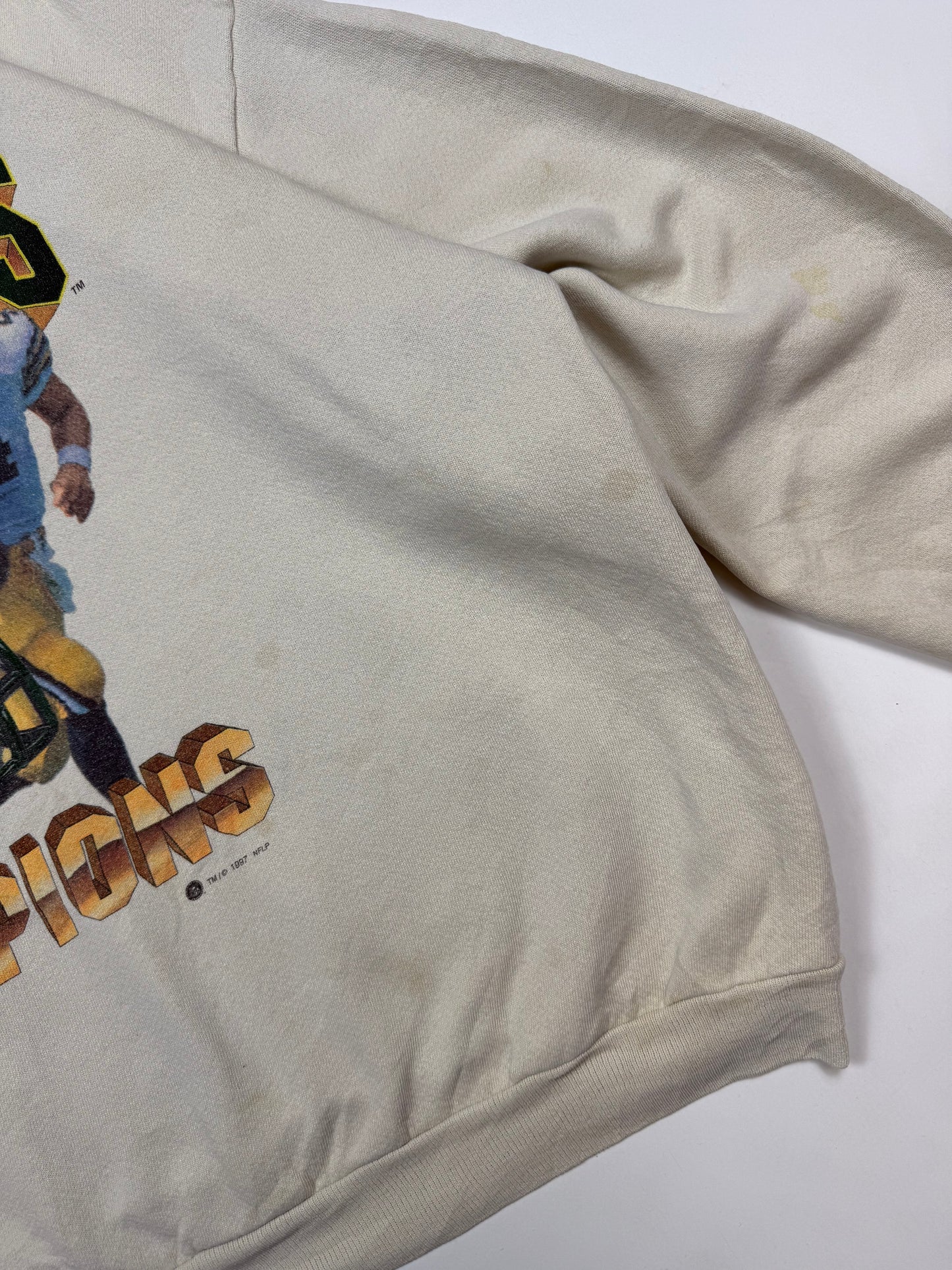 Vintage Green Bay Packers 1997 NFL champions graphic sweatshirt (XL)