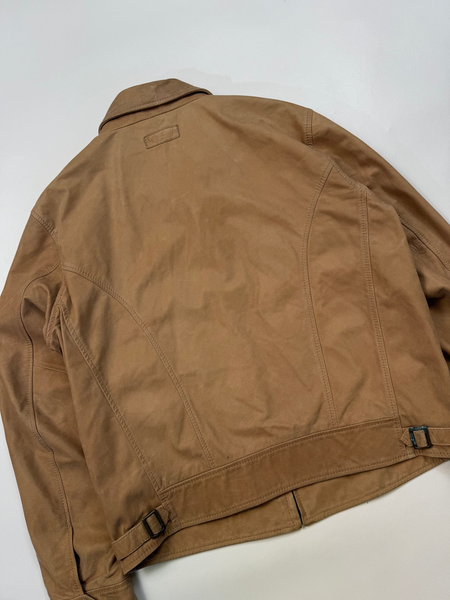 Vintage 90s Marlboro classics leather jacket (XL)