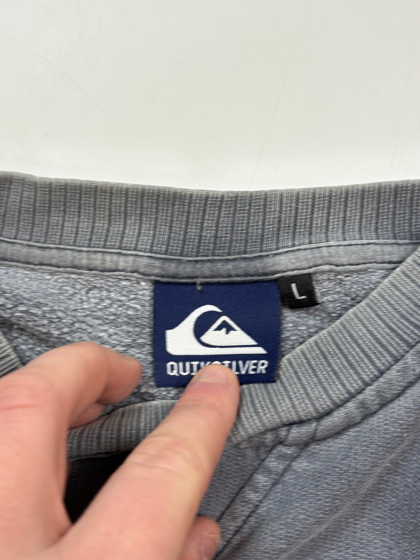Vintage Quiksilver spell out sweatshirt (L)