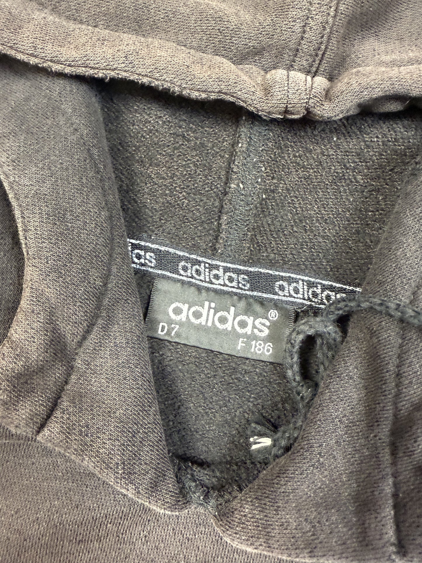 Vintage 90s Adidas spell out hoodie (L)