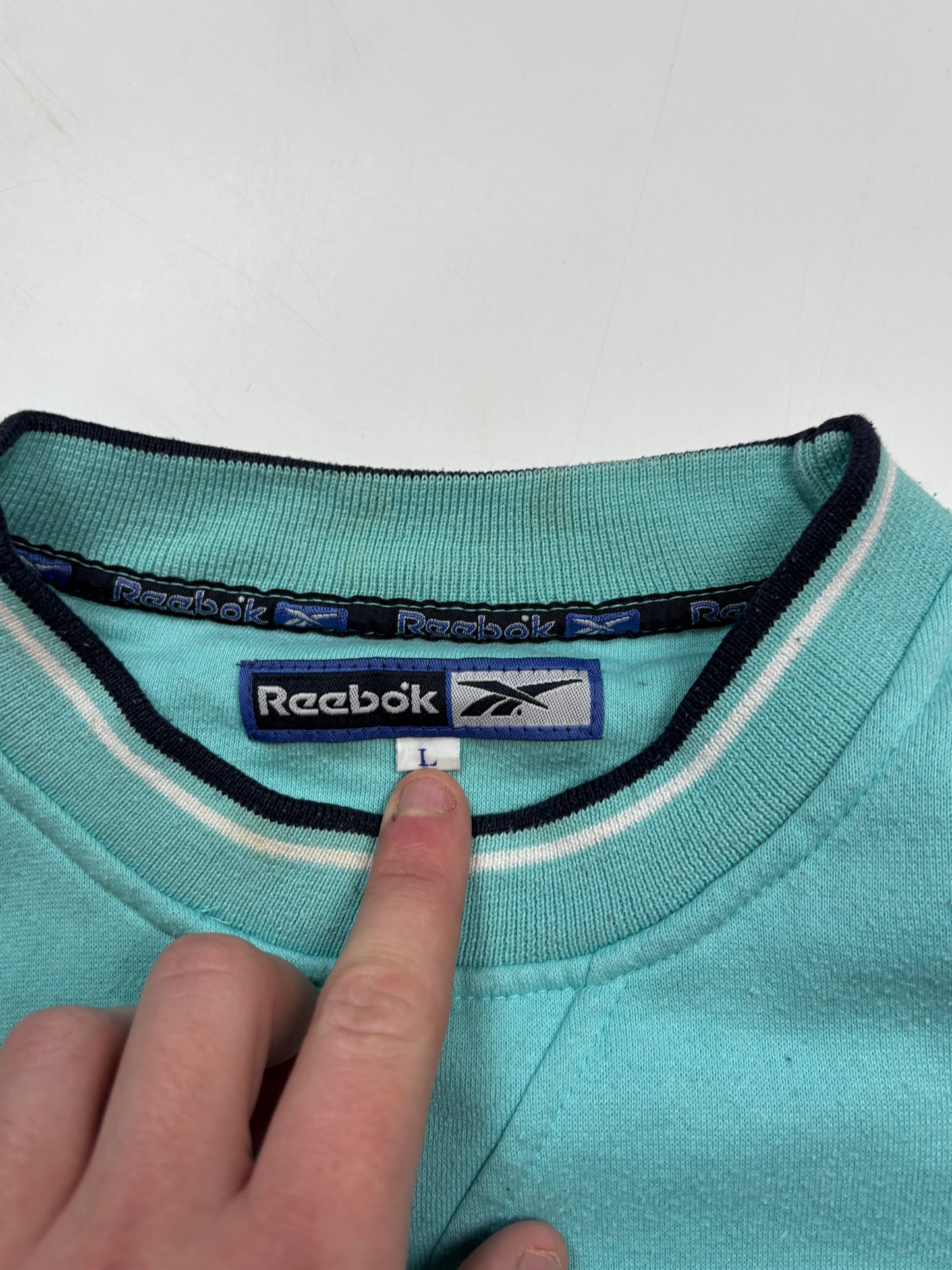 Vintage Reebok spell out sweatshirt (L)