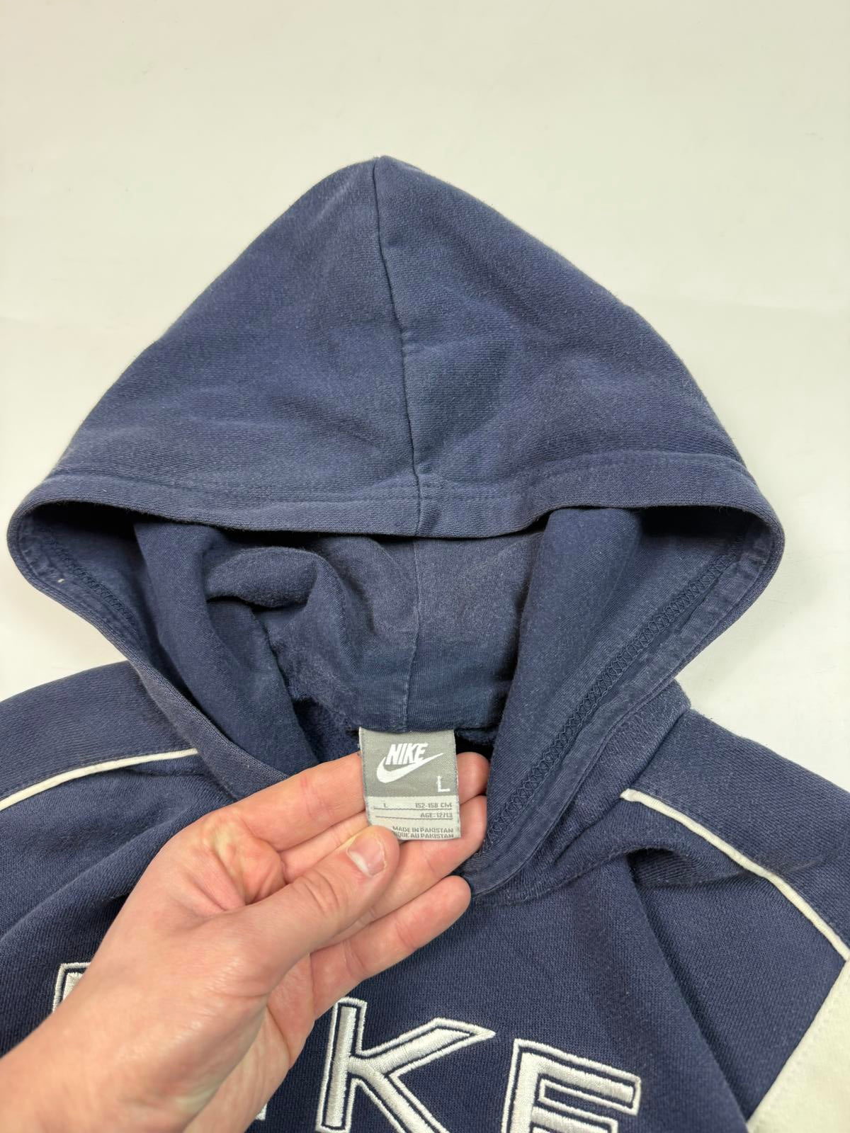 Vintage Nike spell out hoodie (XS)