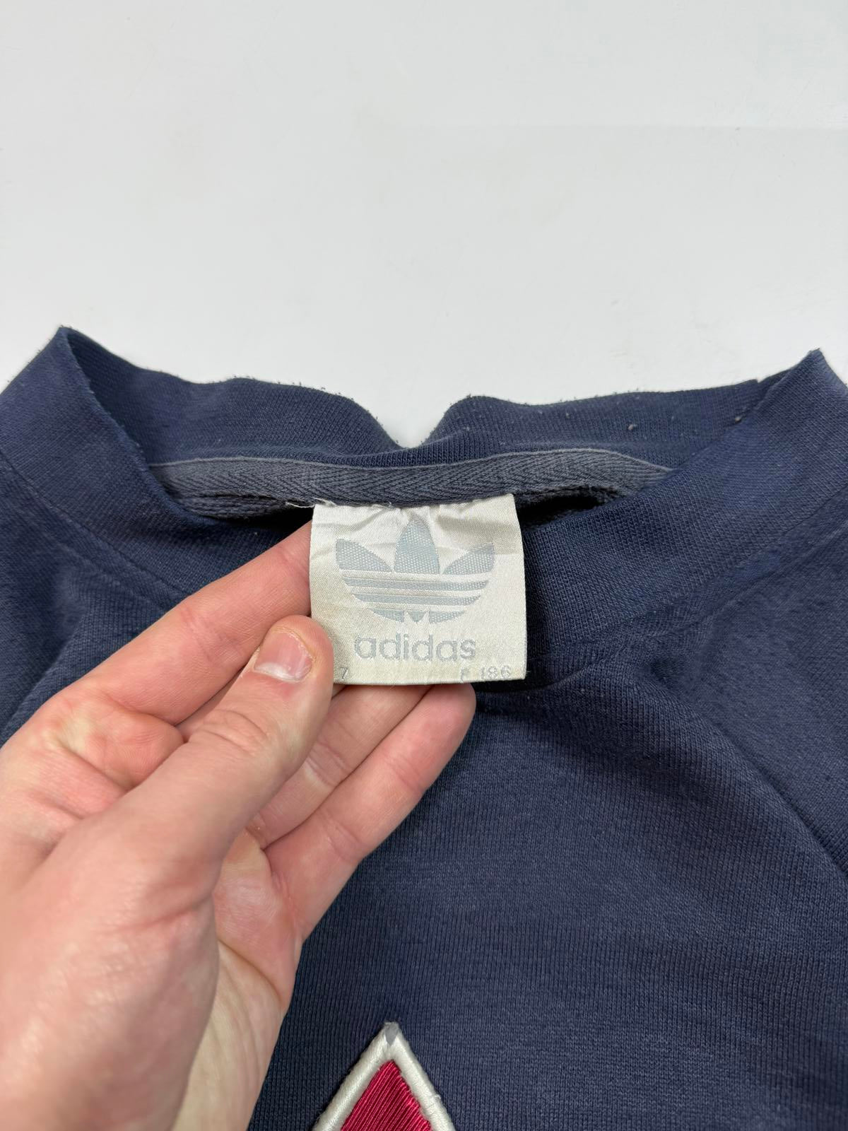 Vintage 90s adidas originals centre logo sweatshirt (L)