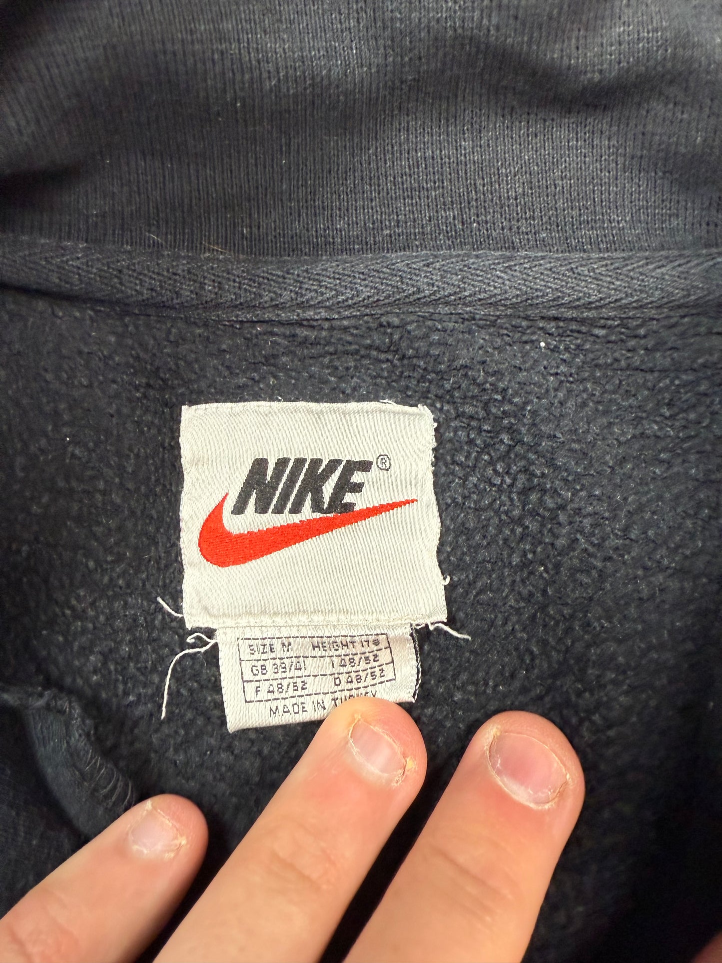 Vintage 90s Nike quarter zip sweatshirt (M)
