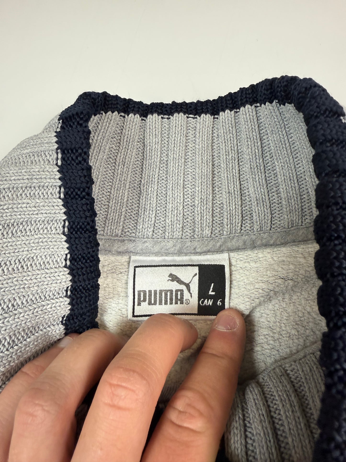 Vintage Puma Stramilano full zip sweater (L)