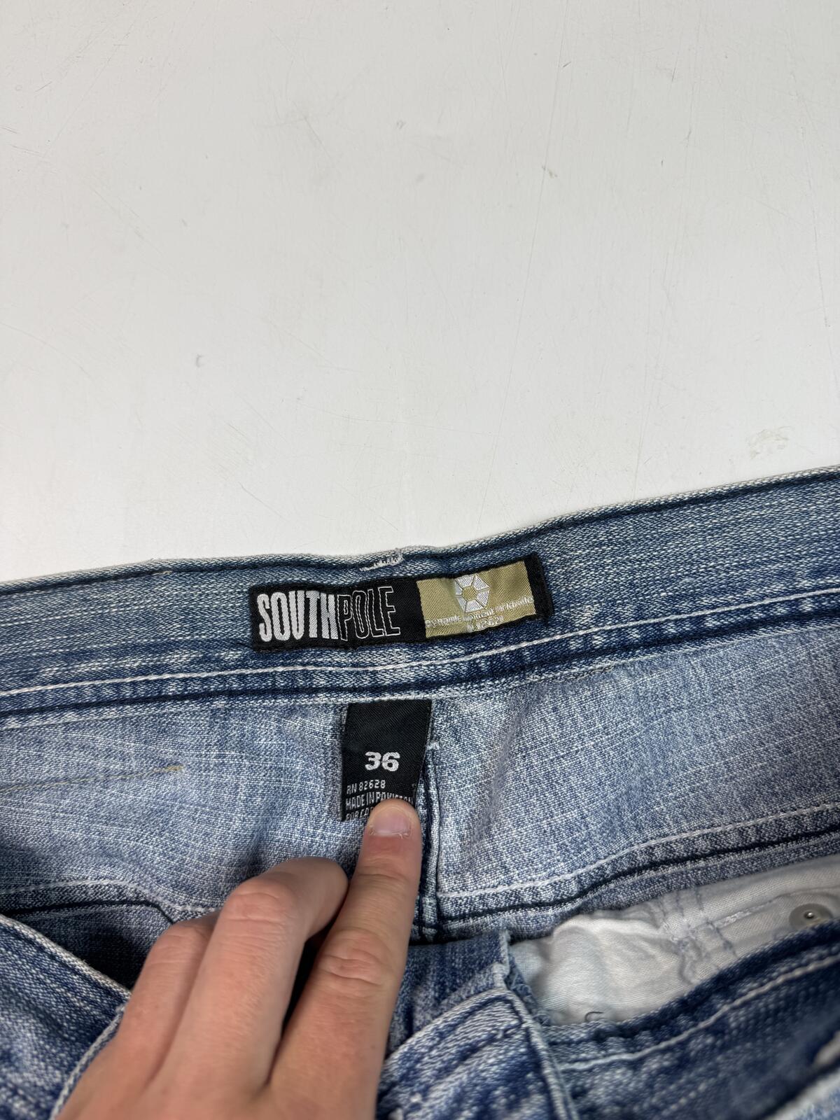Vintage Southpole baggy hip hop jorts (W36)
