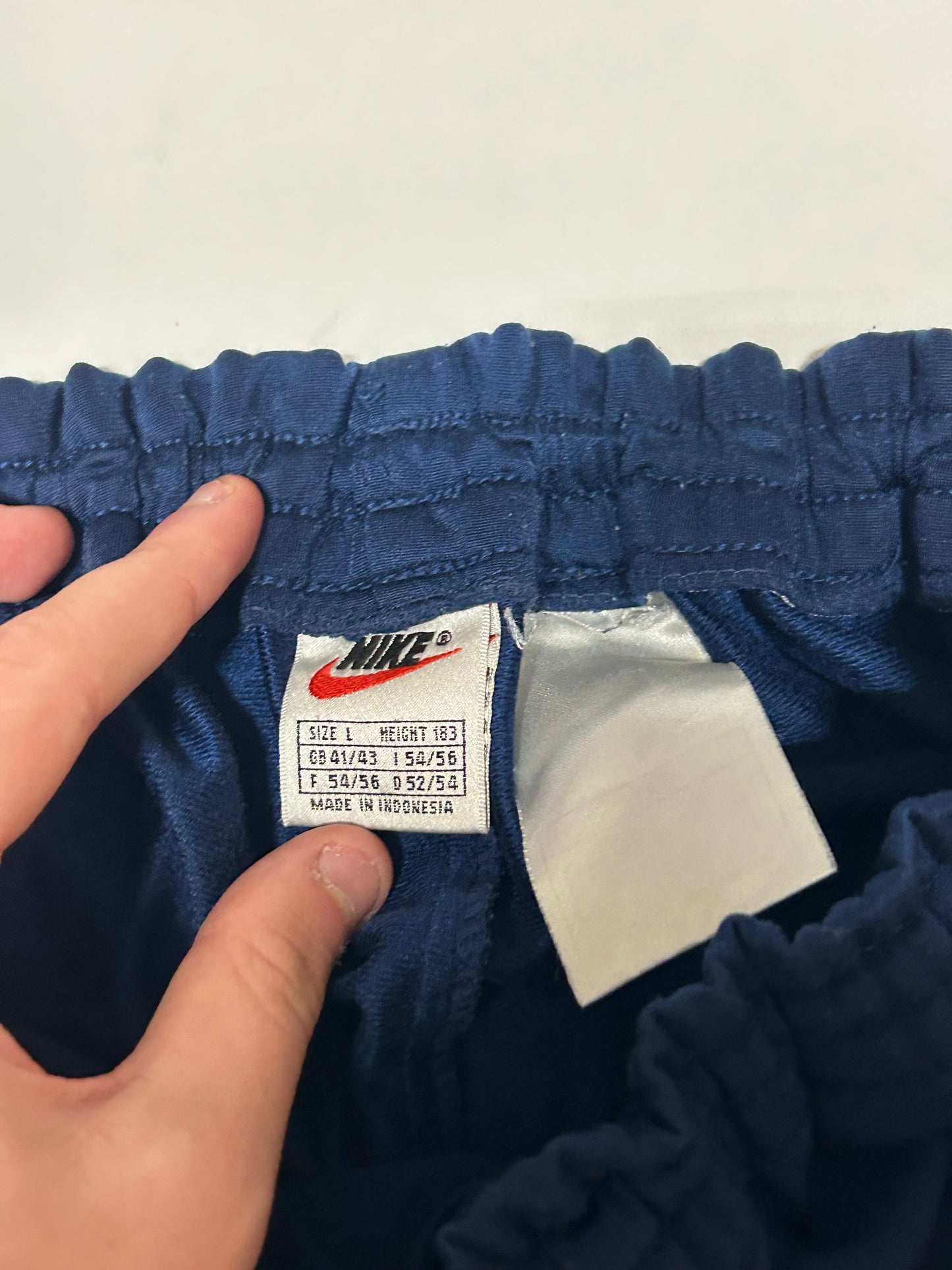 Vintage 90s Nike side stripe track pants (L)