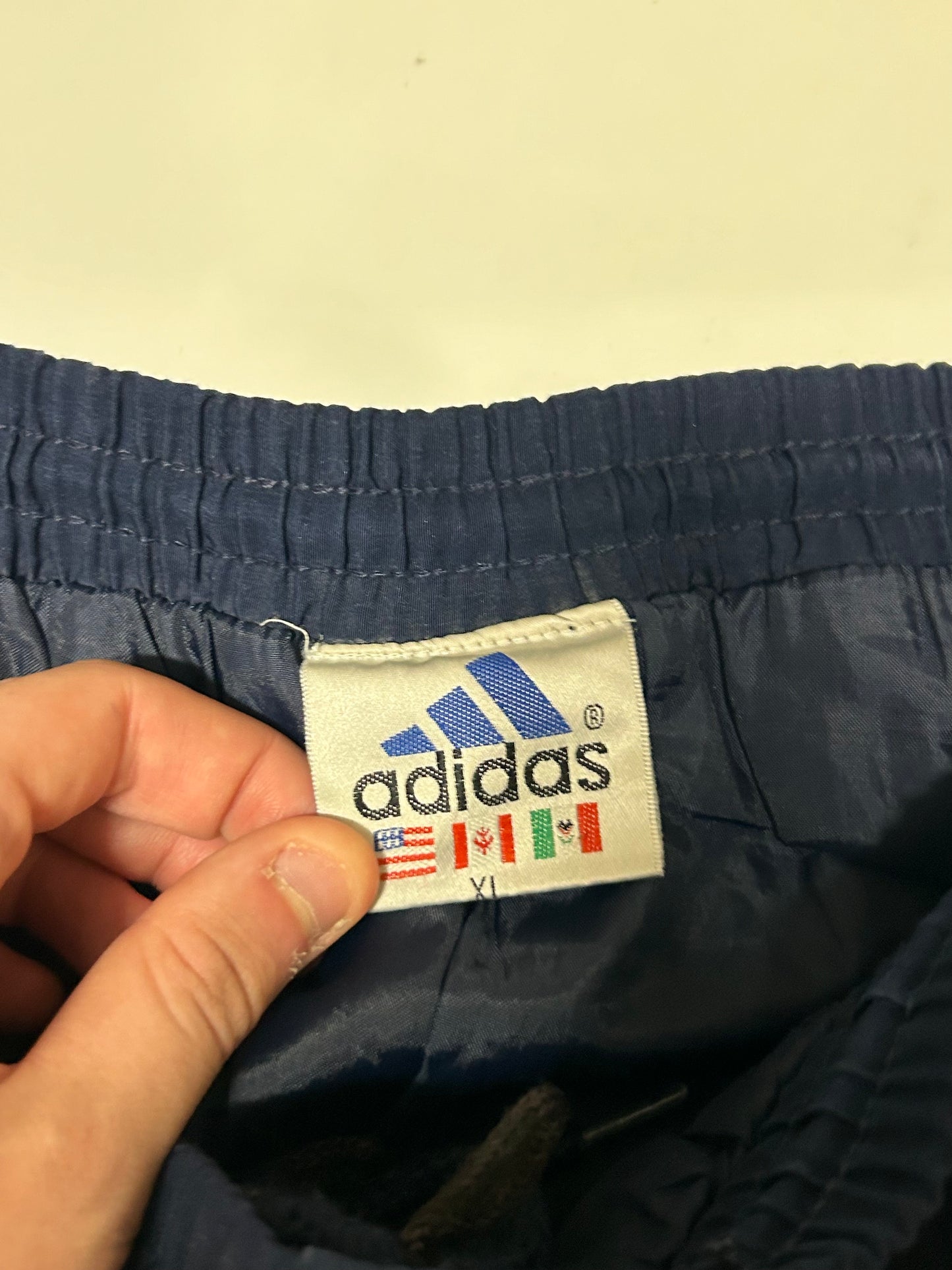 Vintage 90s adidas track pants (XL)