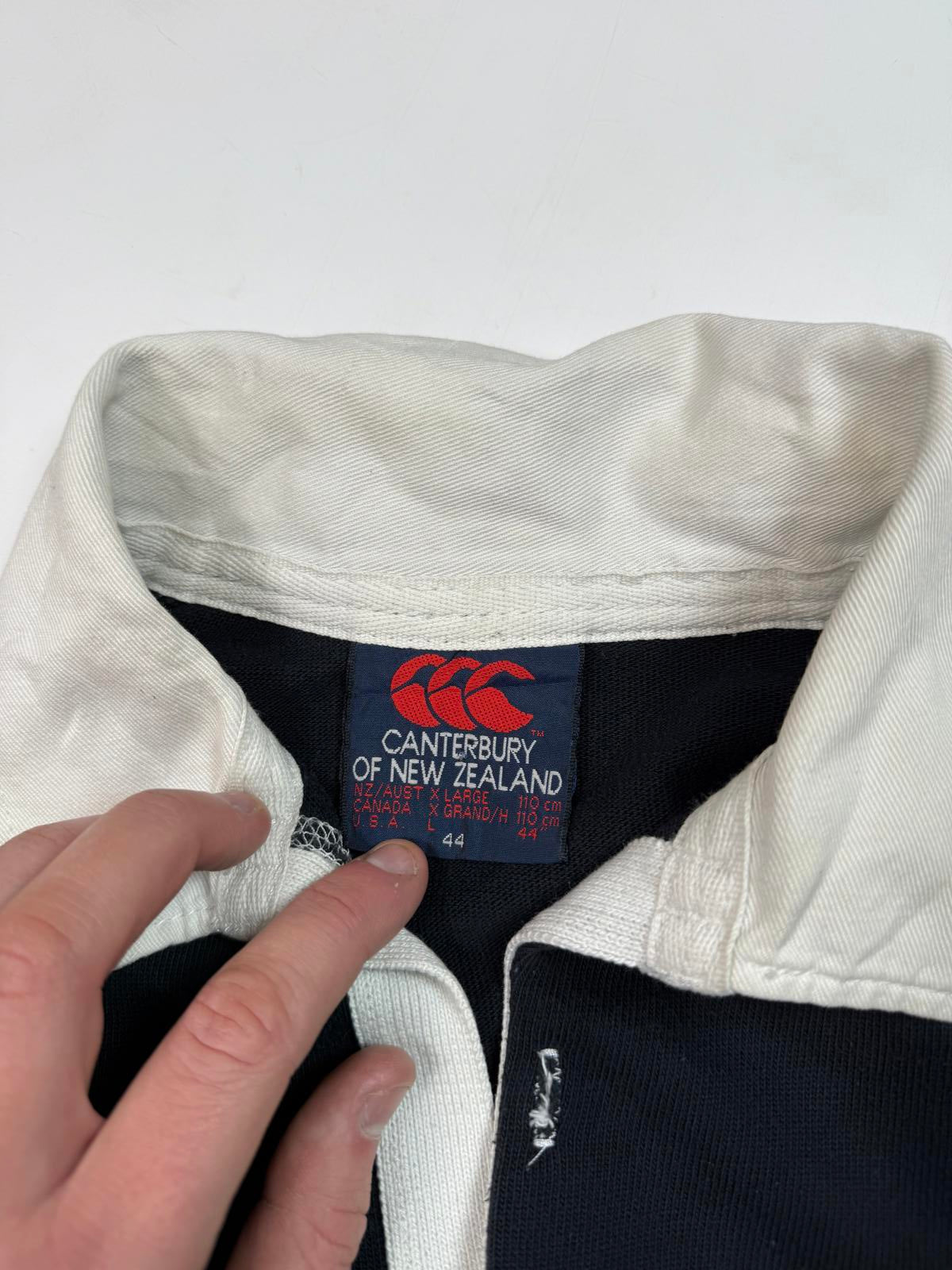 Vintage New Zealand 1990-92 Canterbury rugby shirt (L)