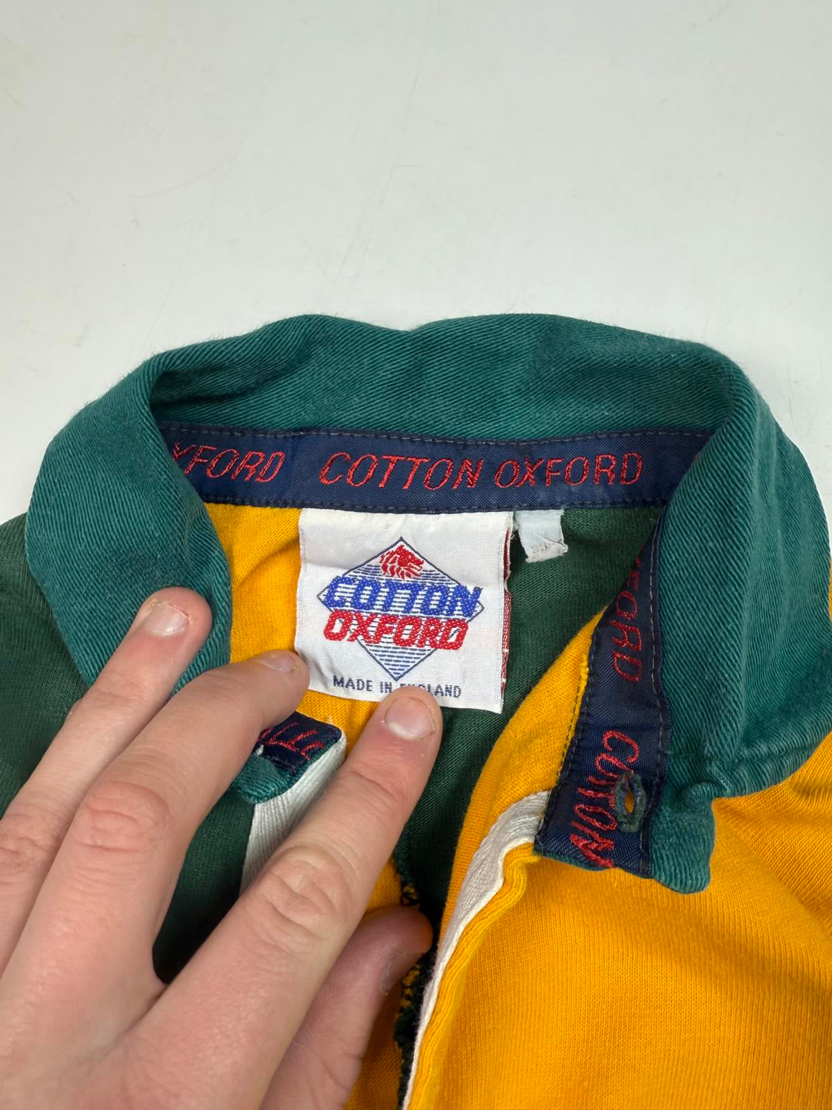 Vintage 80s Australia Cotton Oxford rugby shirt (L)