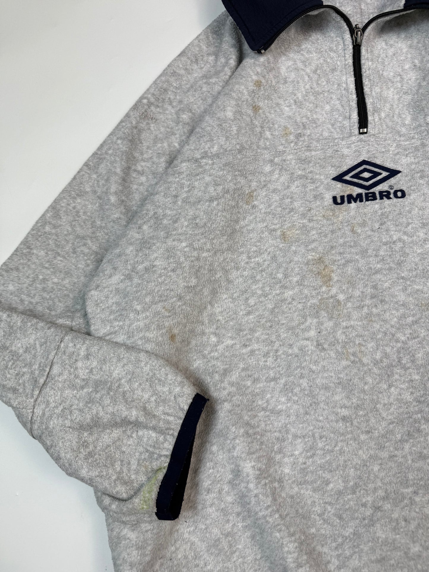 Vintage 90s Umbro quarter zip fleece (XL)