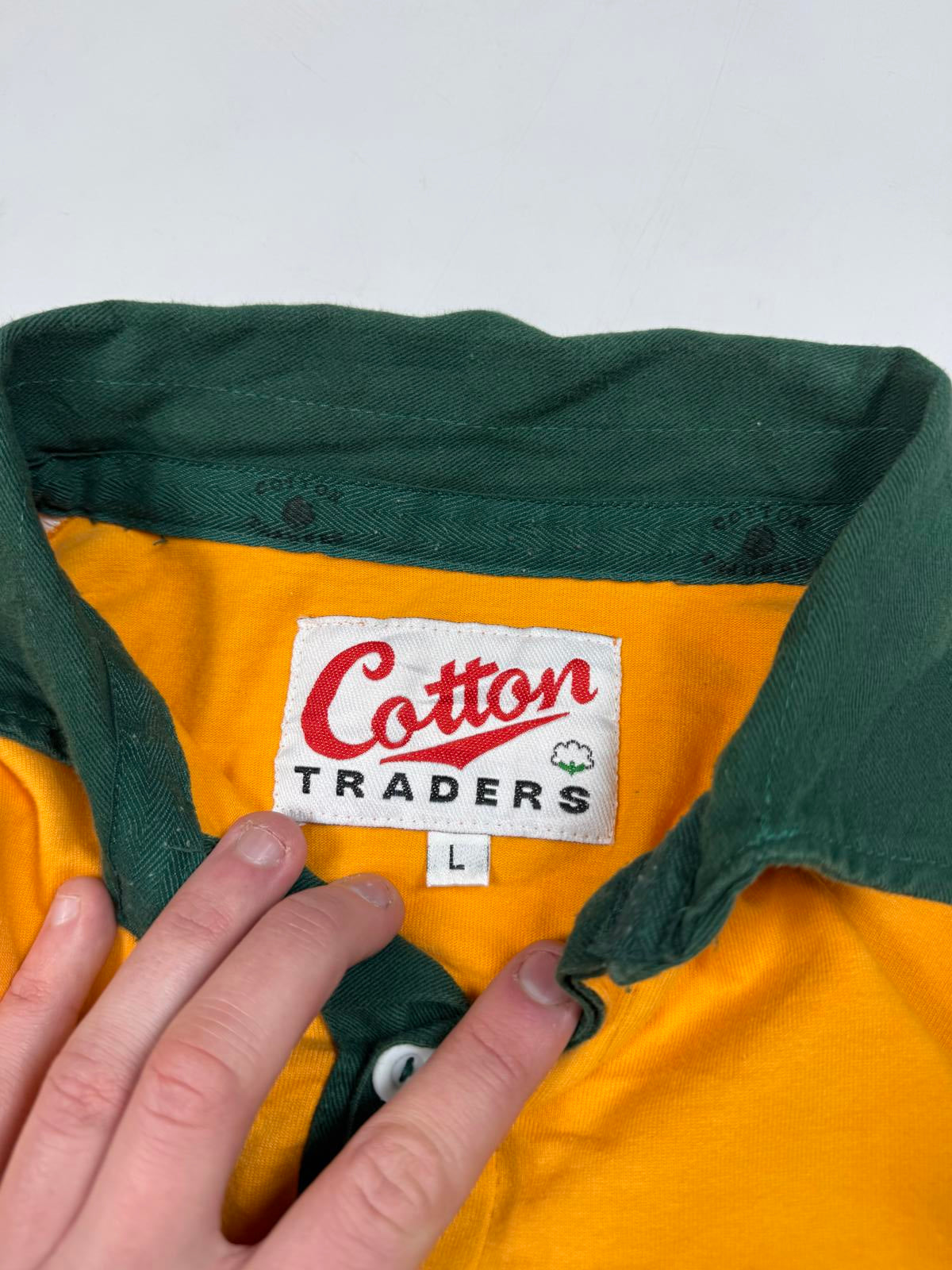 Vintage 90s Australia Wallabies cotton traders rugby shirt (L)