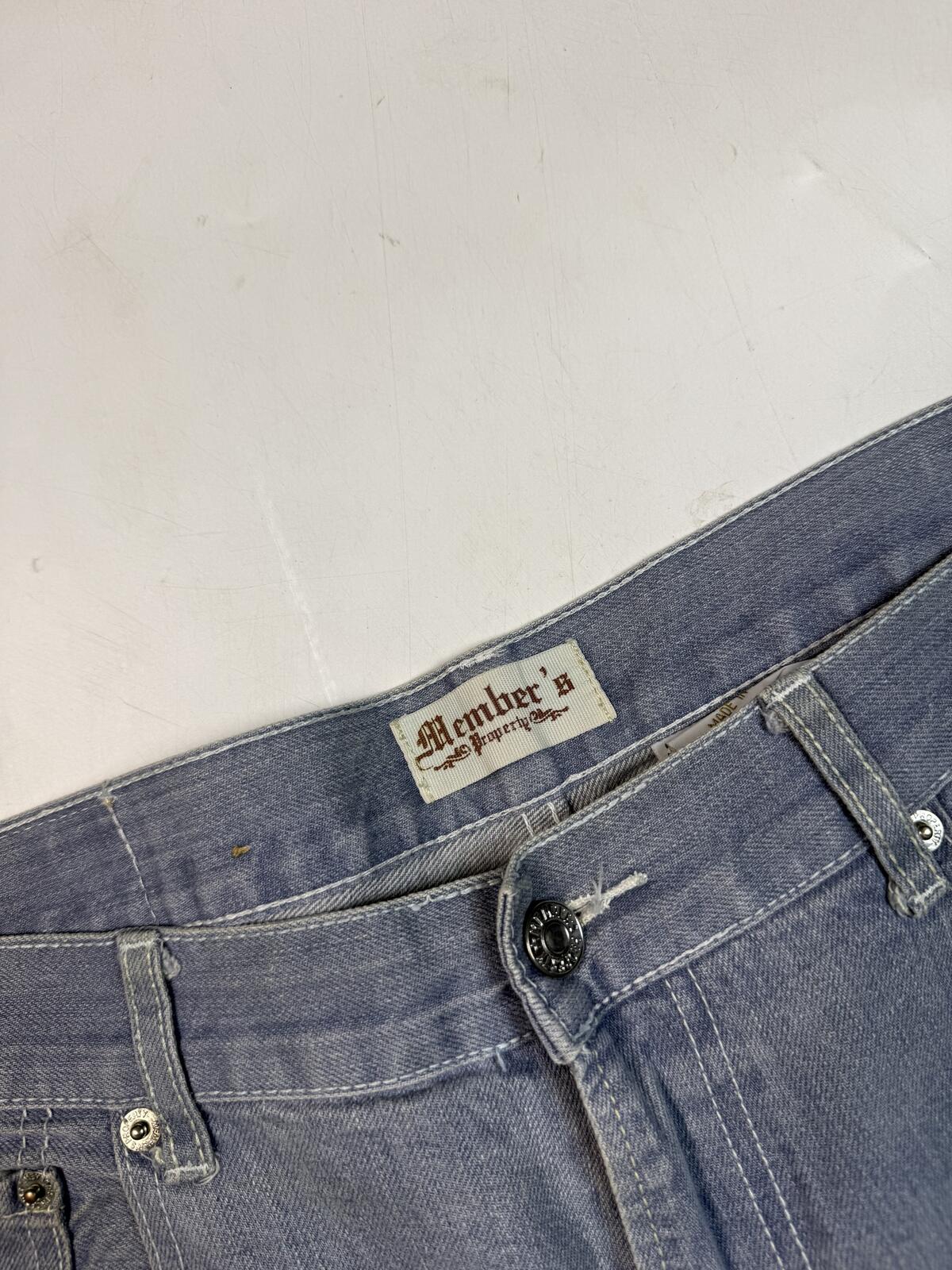 Vintage Y2K baggy hip hop jorts (W38)