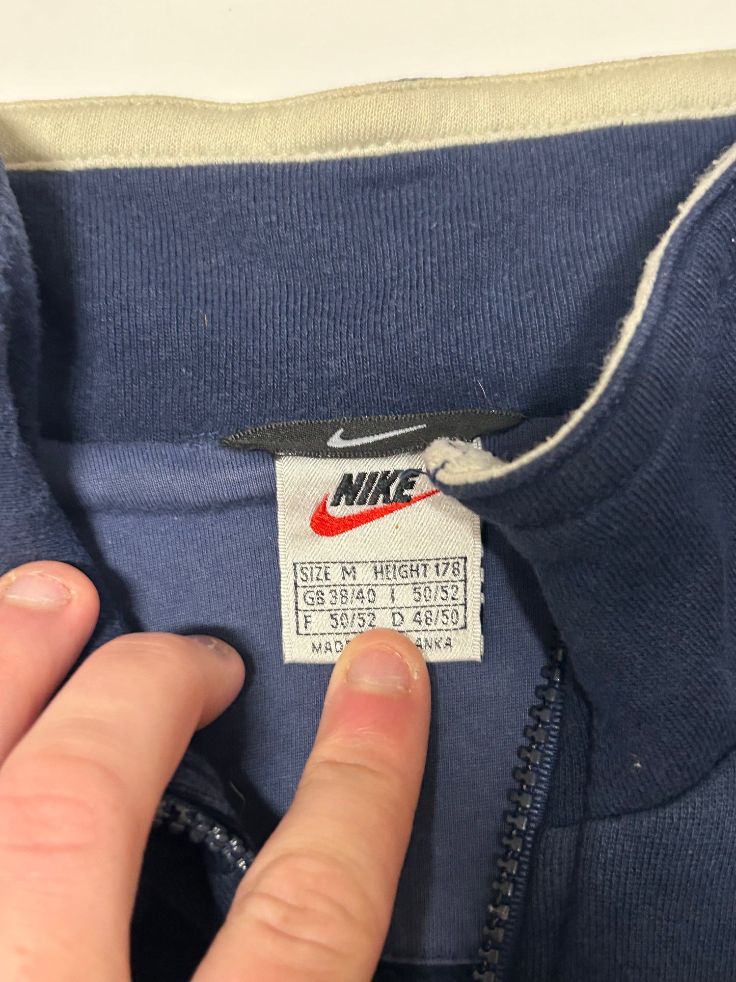 Vintage 90s Nike quarter zip sweatshirt (M)