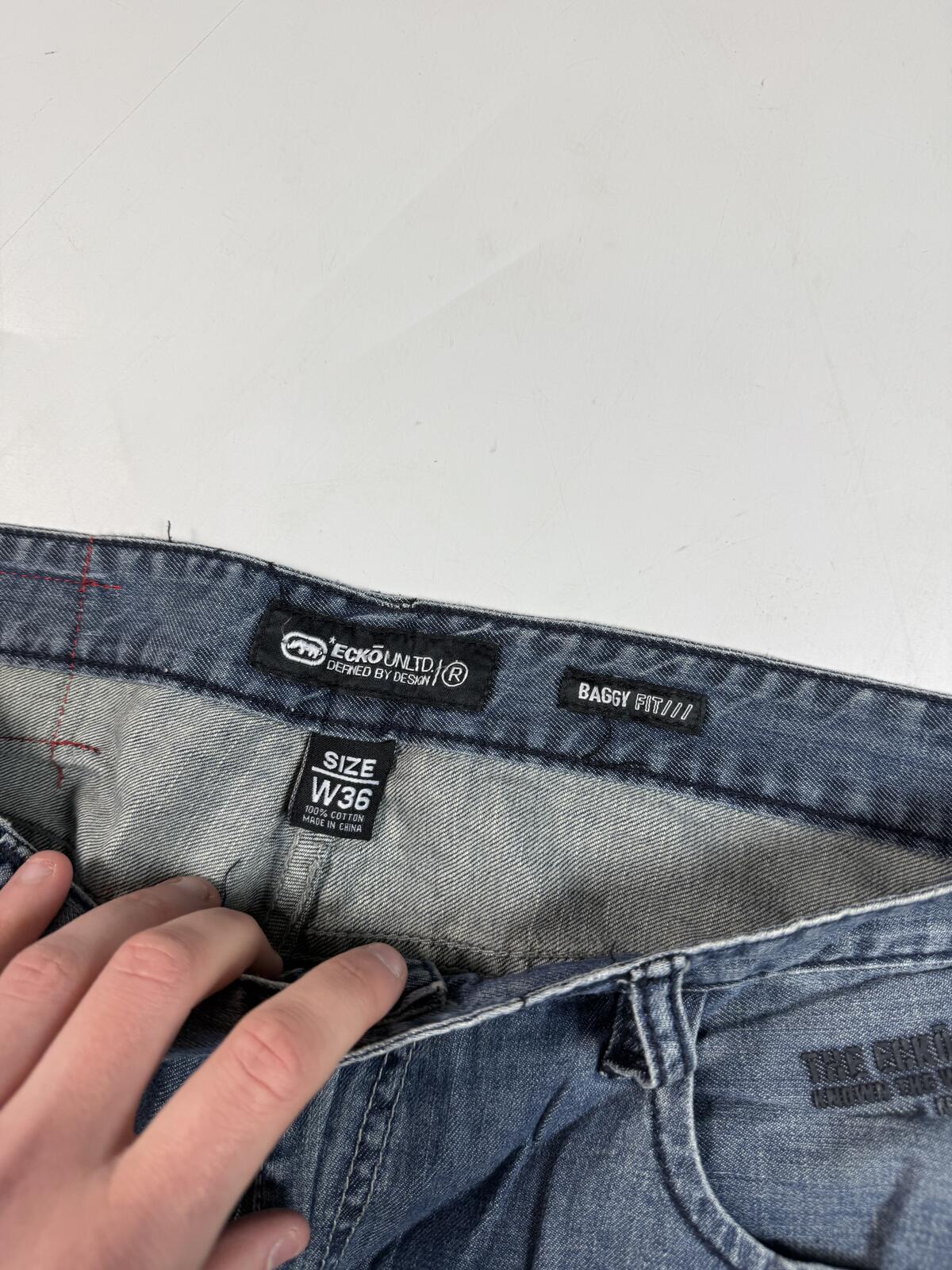 Vintage Ecko Unltd baggy hip hop carpenter jeans (W36)