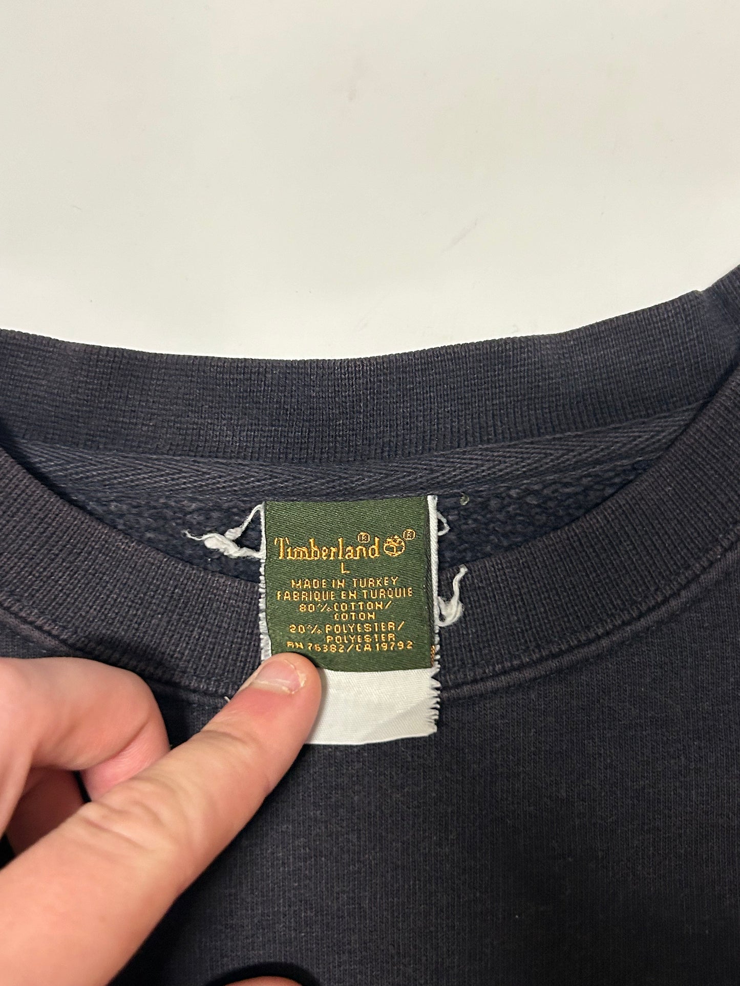Vintage Timberland spell out sweatshirt (L)