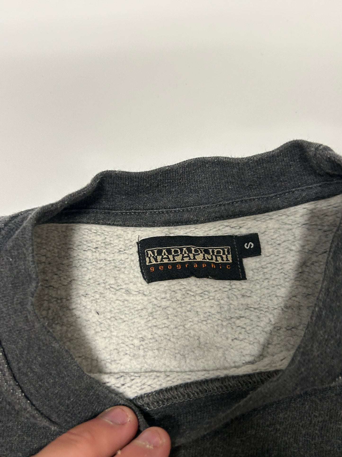 Vintage Napapijri spell out sweatshirt (S)