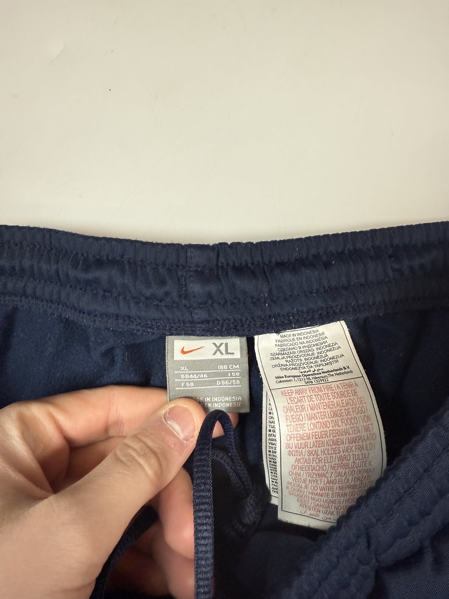 Vintage Nike mini swoosh track pants (XL)