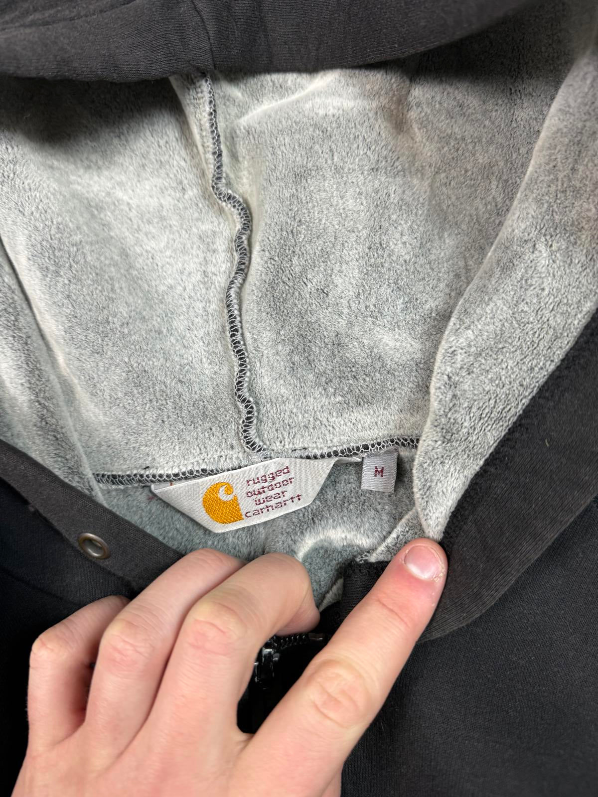 Vintage Carhartt full zip hoodie (M)
