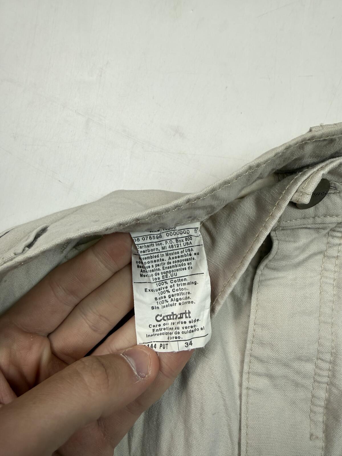 Vintage Carhartt baggy carpenter shorts (W34)